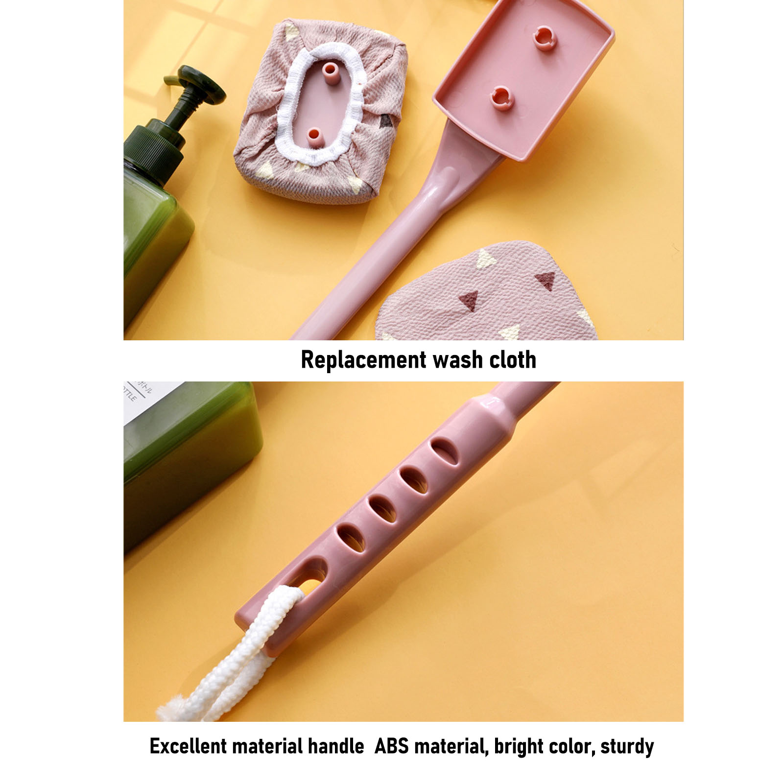 Long Handle Shower Brush Ergonomic Exfoliating Back Scrubber Bath Body Brush - Picture 28 of 29