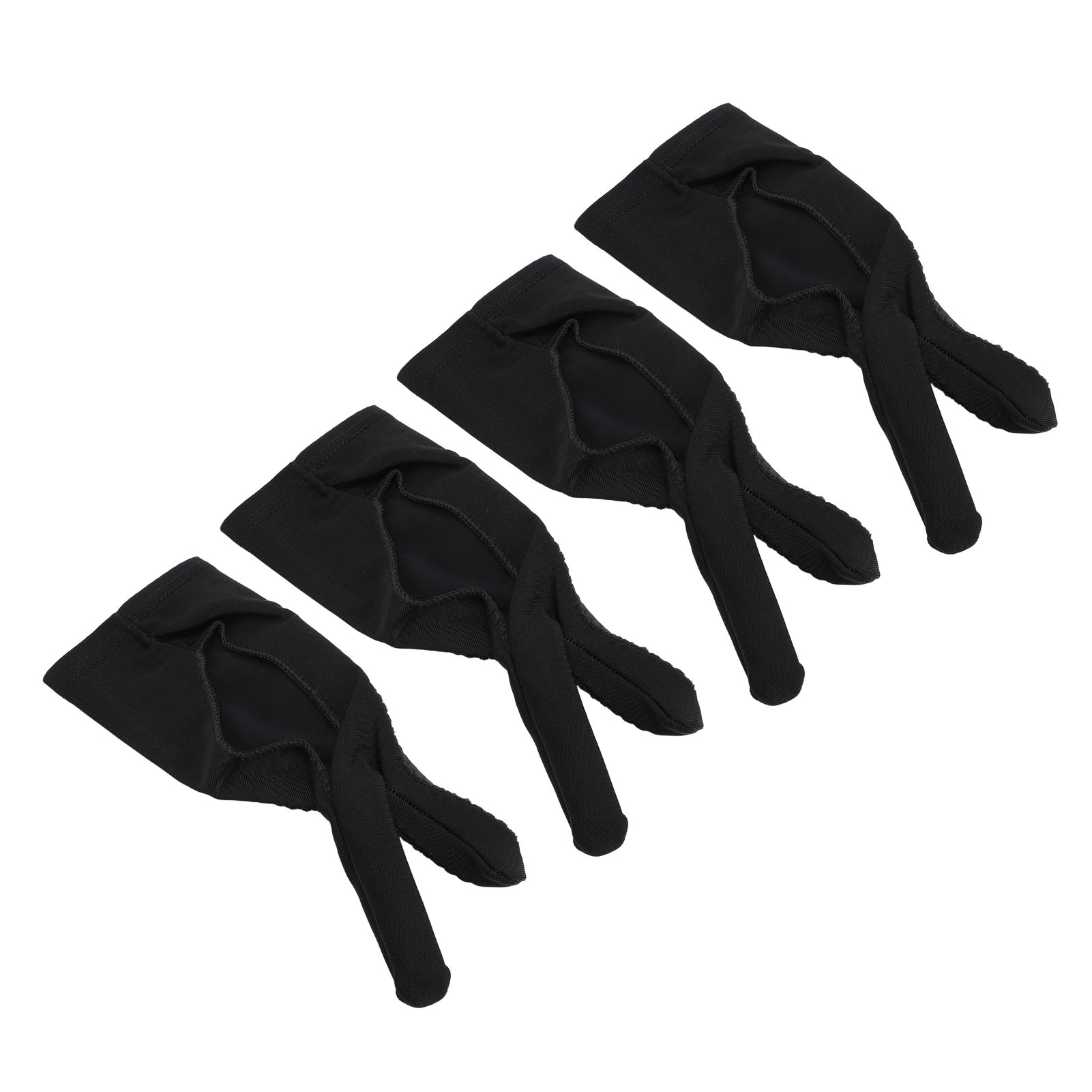 4 Pack Artist Drawing Glove Right Left Hand 3 Layer Two Finger Smooth Elasticity - 第 18/21 張圖片