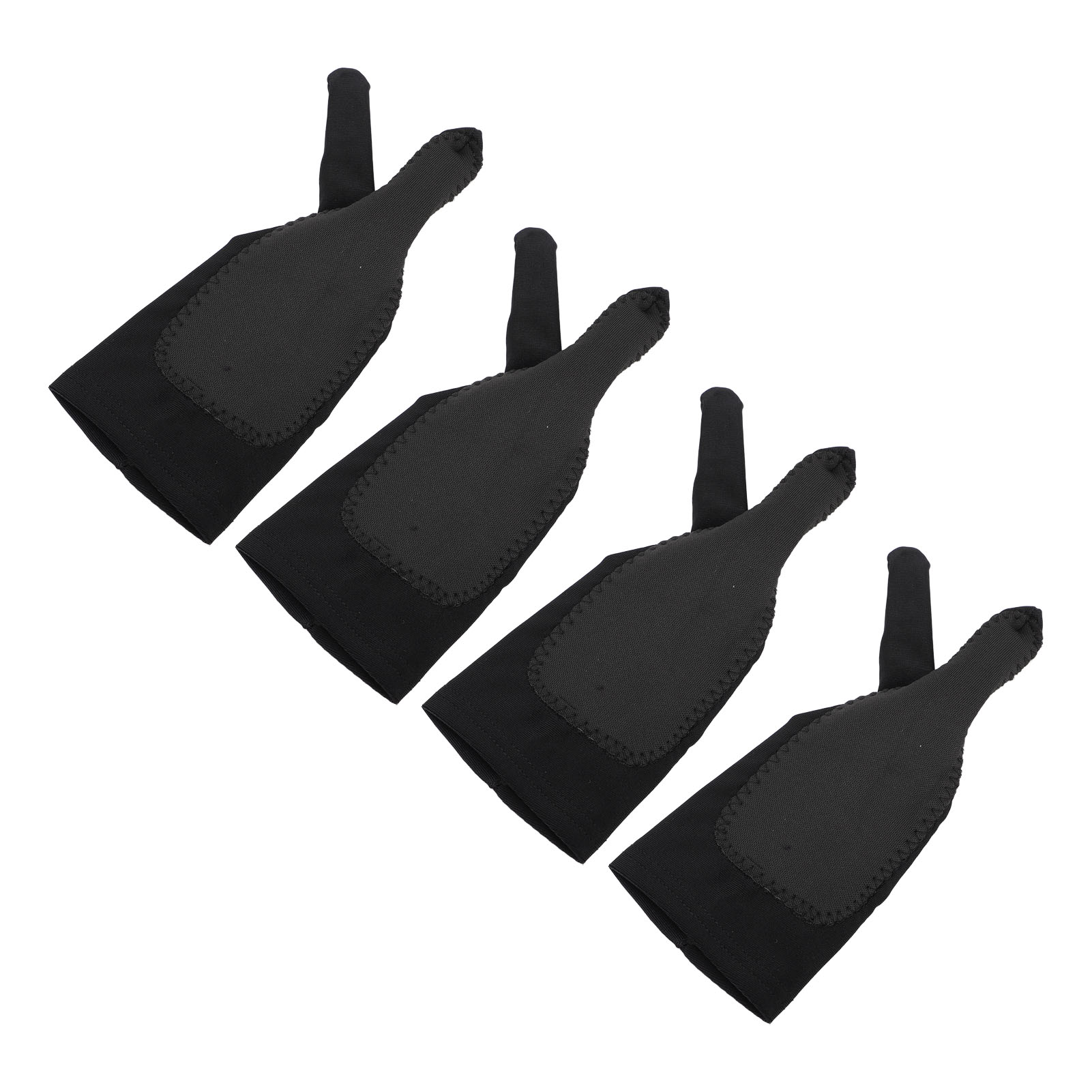4 Pack Artist Drawing Glove Right Left Hand 3 Layer Two Finger Smooth Elasticity - 第 20/21 張圖片