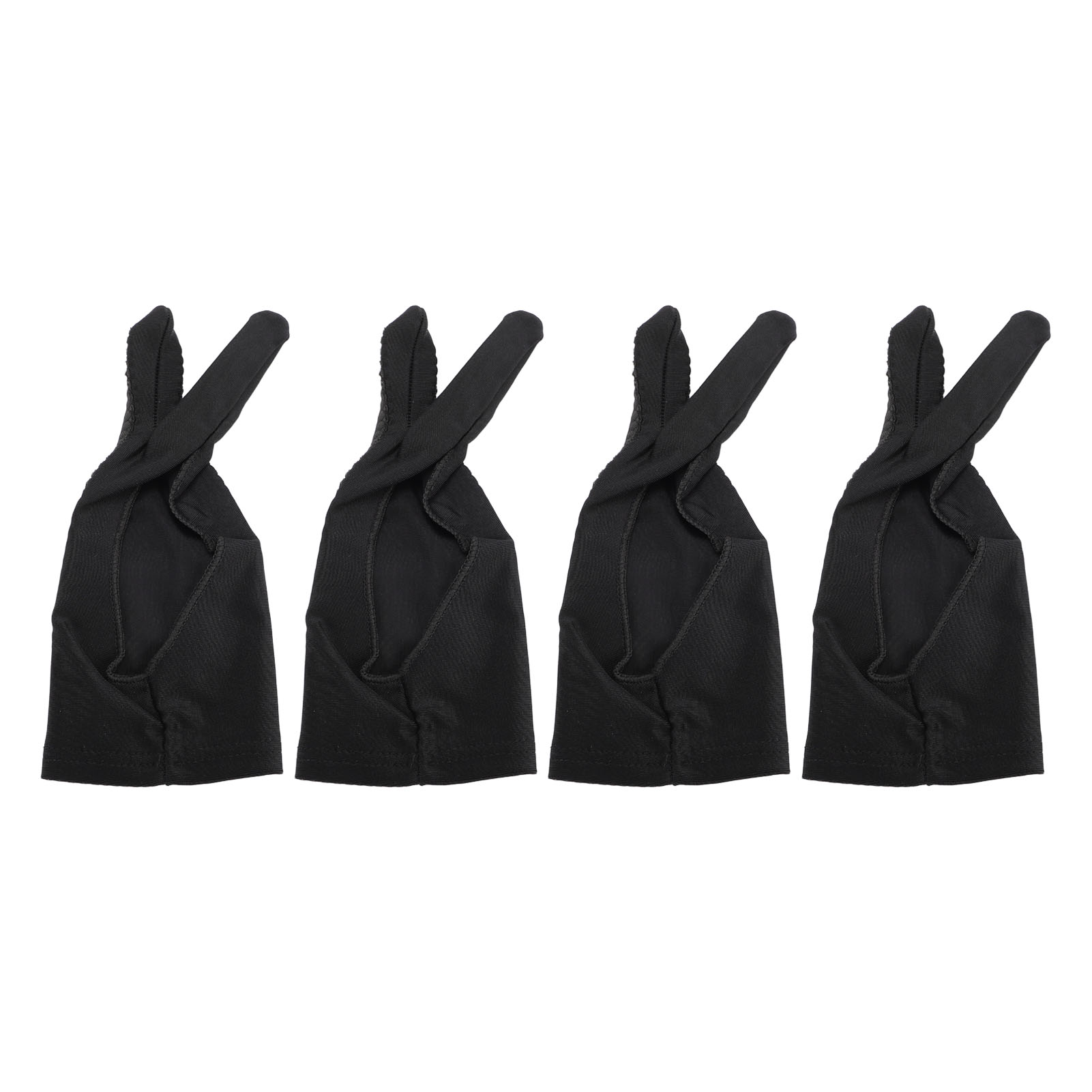 4 Pack Artist Drawing Glove Right Left Hand 3 Layer Two Finger Smooth Elasticity - 第 13/21 張圖片