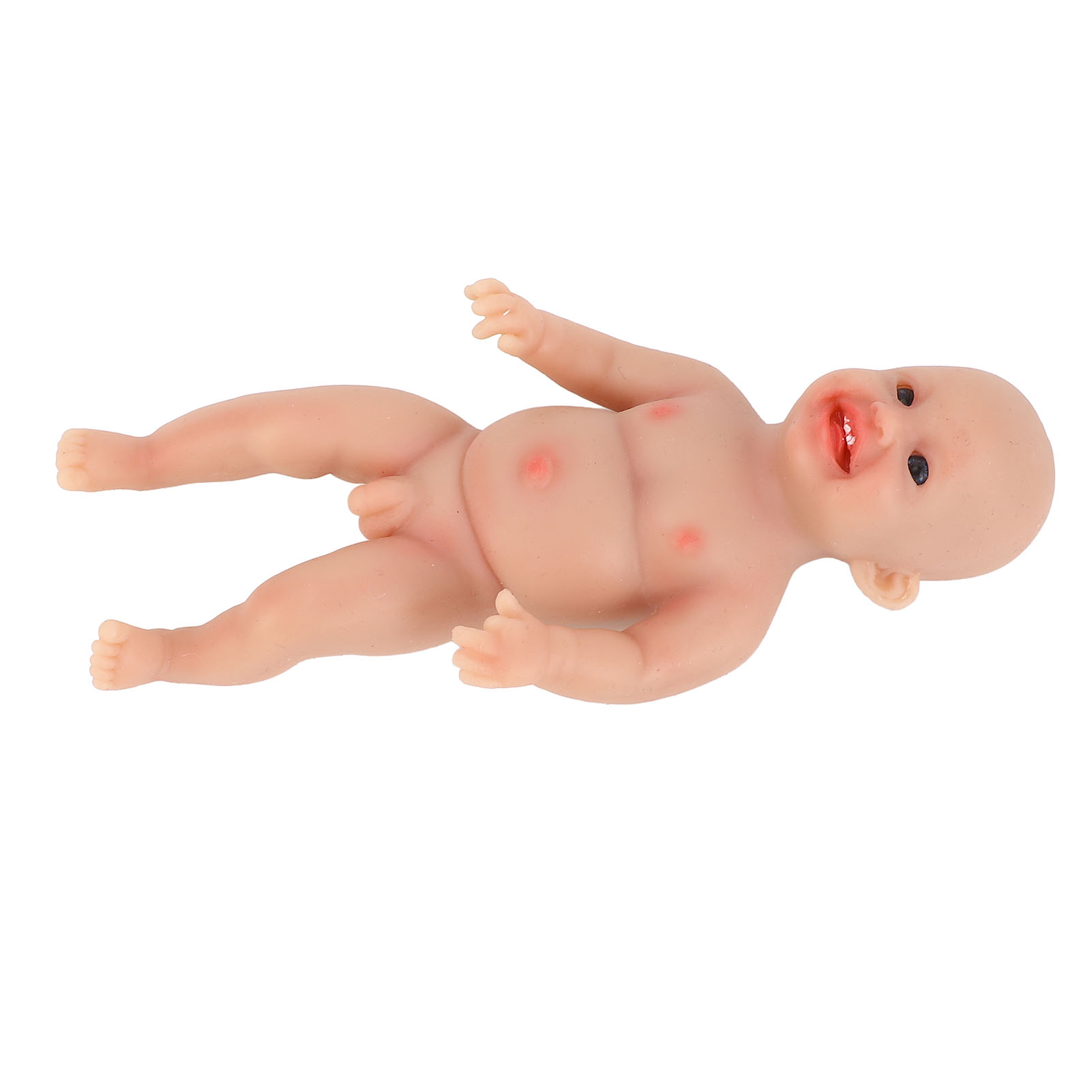 Lifelike Reborn Baby Doll 6 Inch Cute Sweet Smile Face Soft Silicone - Picture 27 of 29