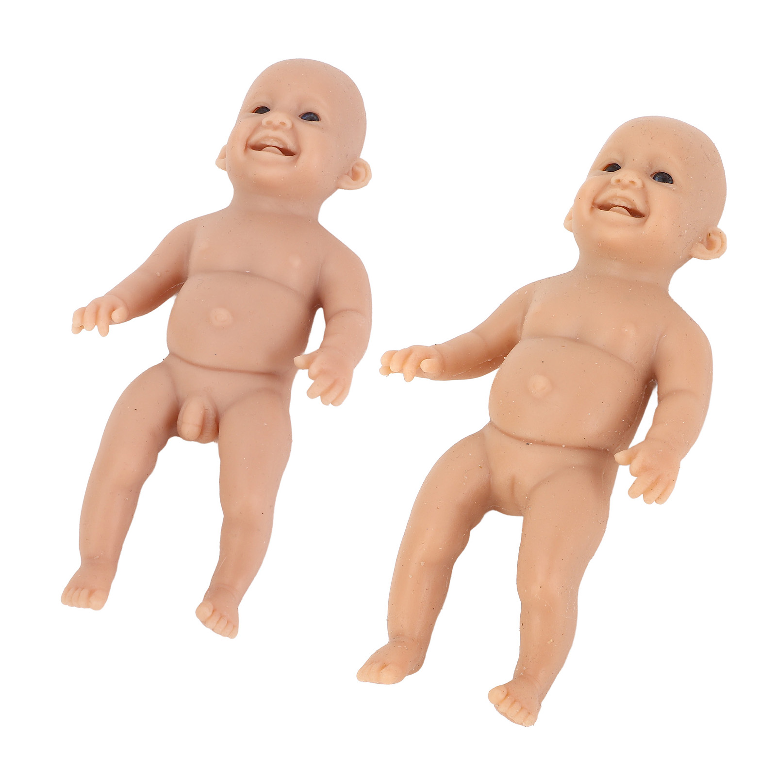 6 Inch Miniature Silicone Baby Cute Soft Reborn Miniature Baby Doll - Picture 25 of 29