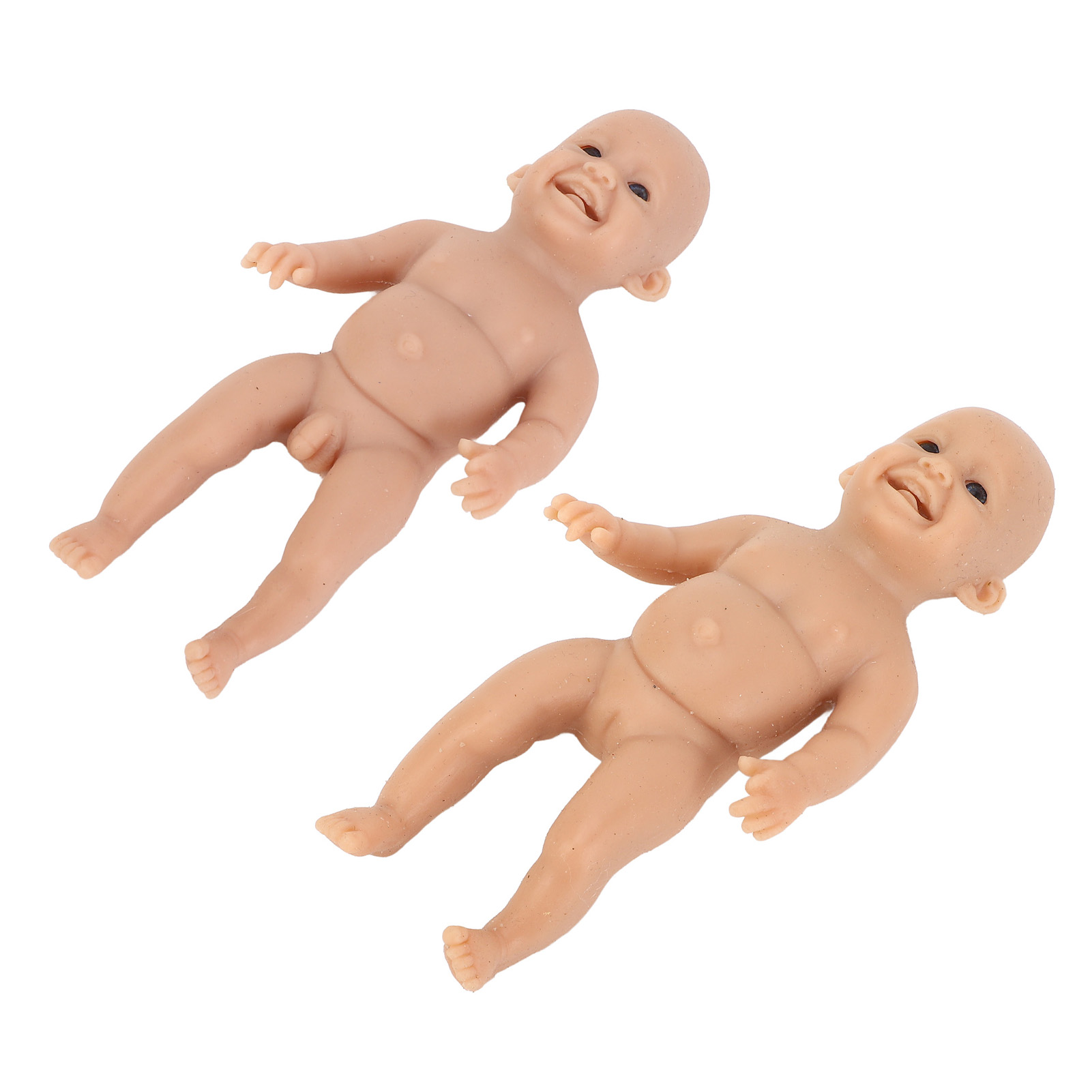6 Inch Miniature Silicone Baby Cute Soft Reborn Miniature Baby Doll - Picture 28 of 29