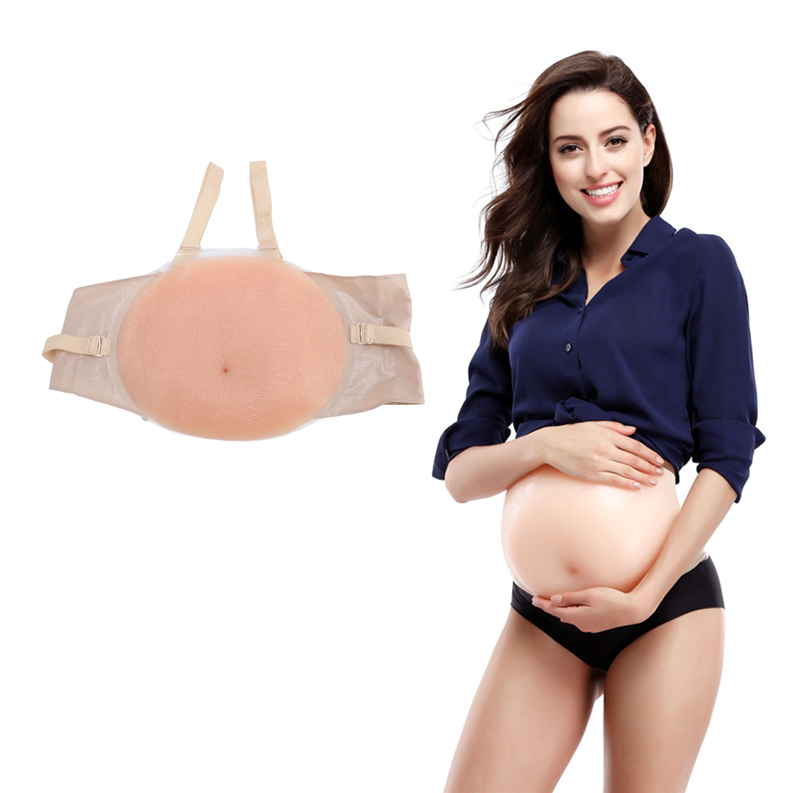 Versatile Liquid Silicone Artificial Pregnancy Belly for Costumes Role Play - Picture 23 of 27