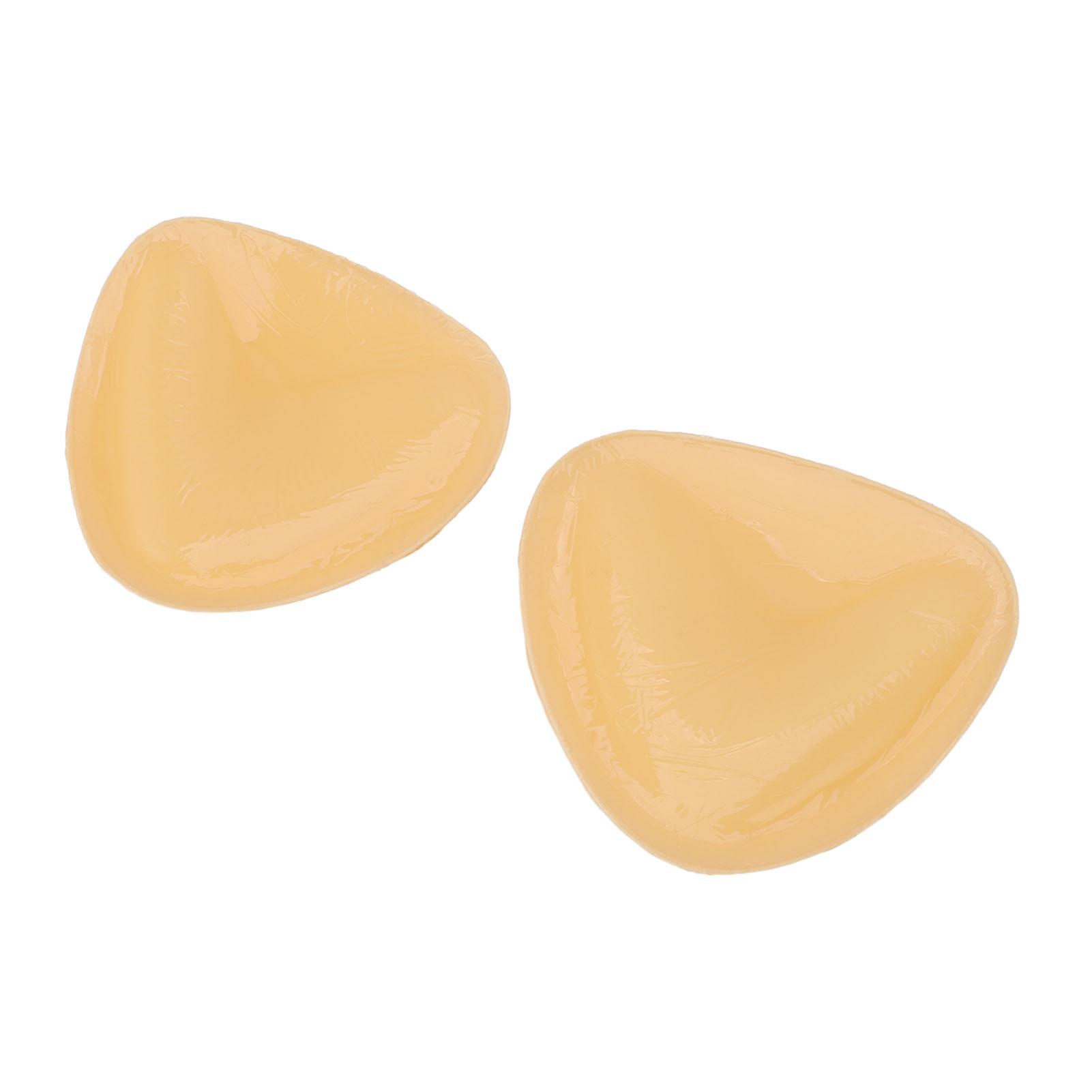 1 Pair Adhesive Bra Inserts Silicone Double Side Comfortable Pad for Strapless