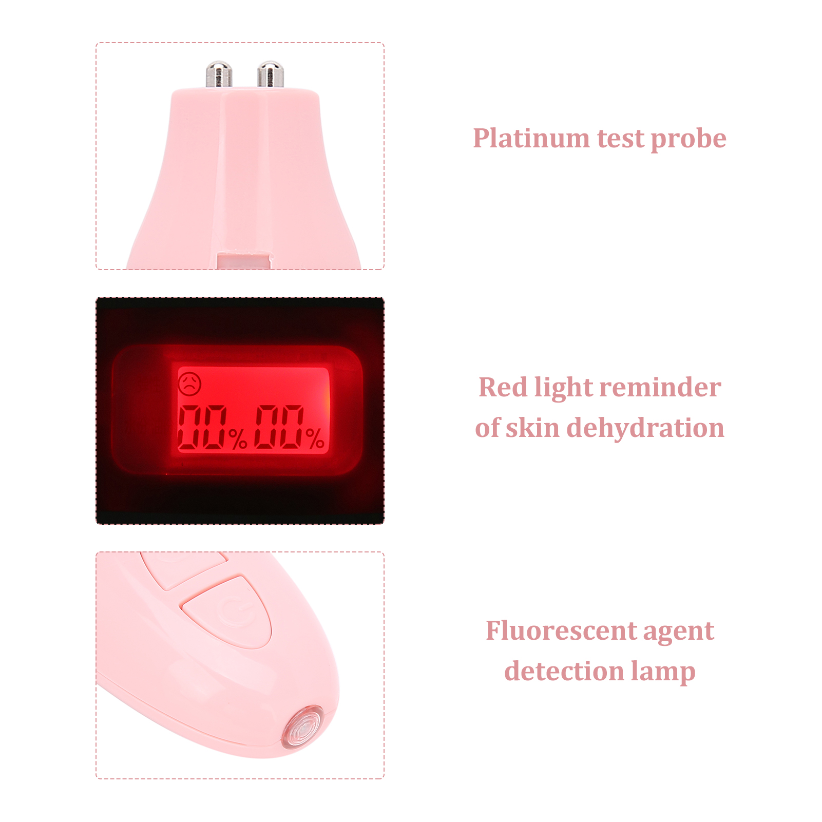 Multifunctional Skin Moisture Tester LCD Display Facial Skin Water Oil Senso L2S - Picture 29 of 30