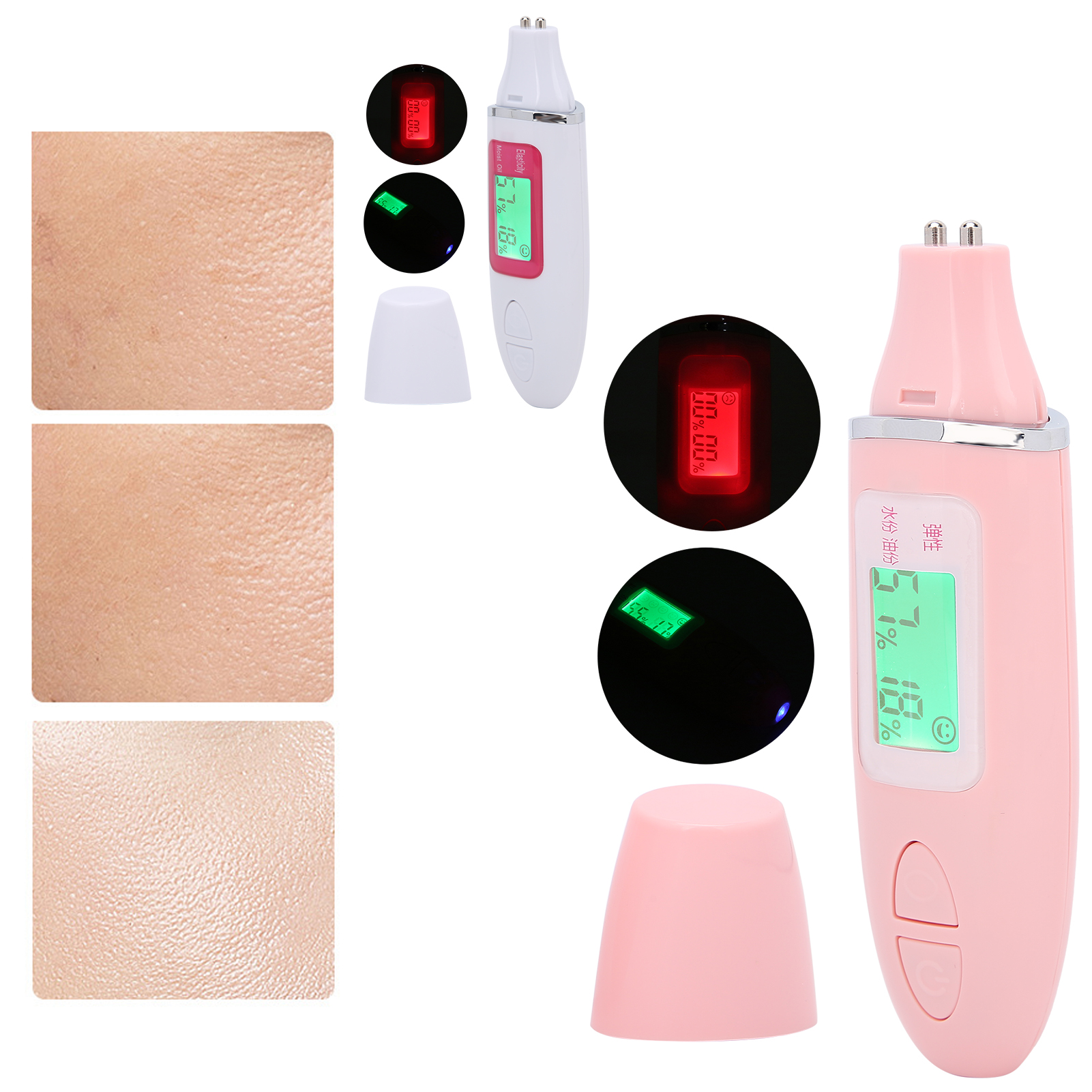 Multifunctional Skin Moisture Tester LCD Display Facial Skin Water Oil Senso L2S - Picture 30 of 30