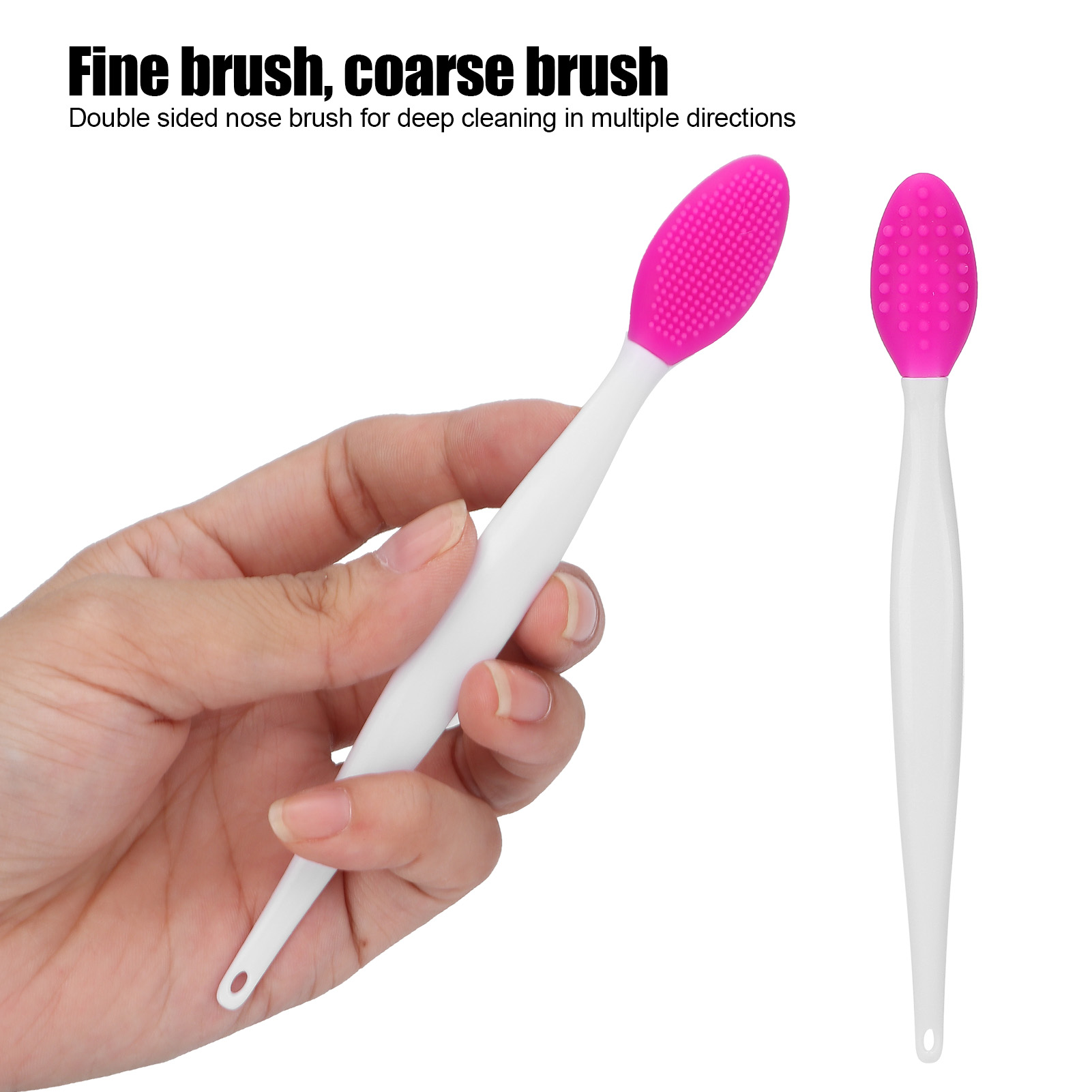Soft Silicone Nose Cleansing Brush Deep Cleaning Double Sided Exfoliating Li HPT - Picture 40 of 45