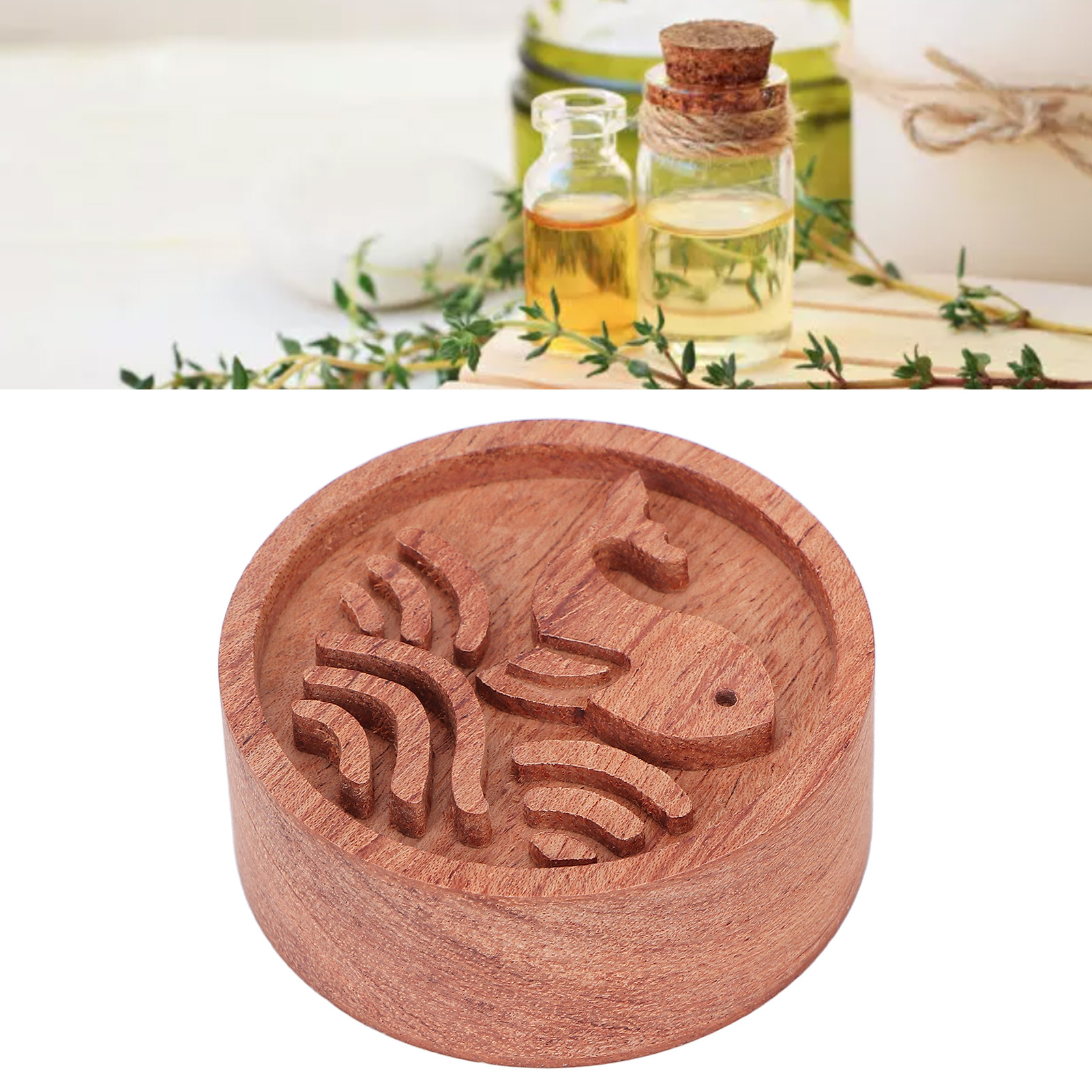 Essential Oil Diffuser Wood Mini Portable Aromatherapy Diffuser Box For Car NDE - Picture 24 of 28