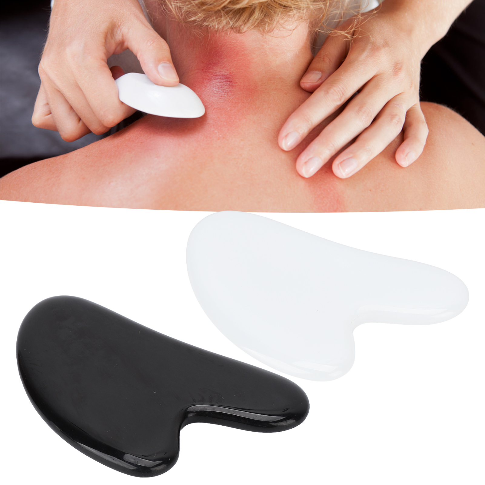 Facial Gua Sha Tool Skin Lifting Firming Acupuncture Therapy Massage Scrapin HOM - Picture 14 of 18