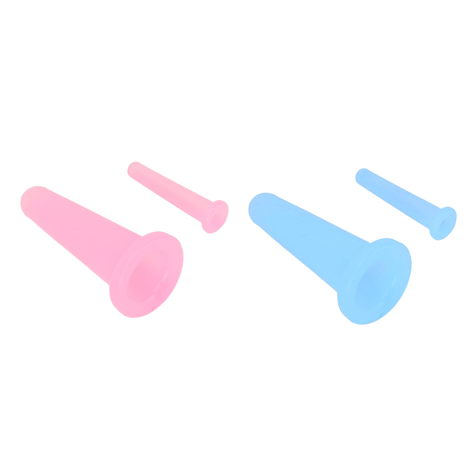 2 PCS Face Cupping Set Mini Silicone Soft Portable Vacuum Suction Massage Cu NHE - Picture 24 of 28