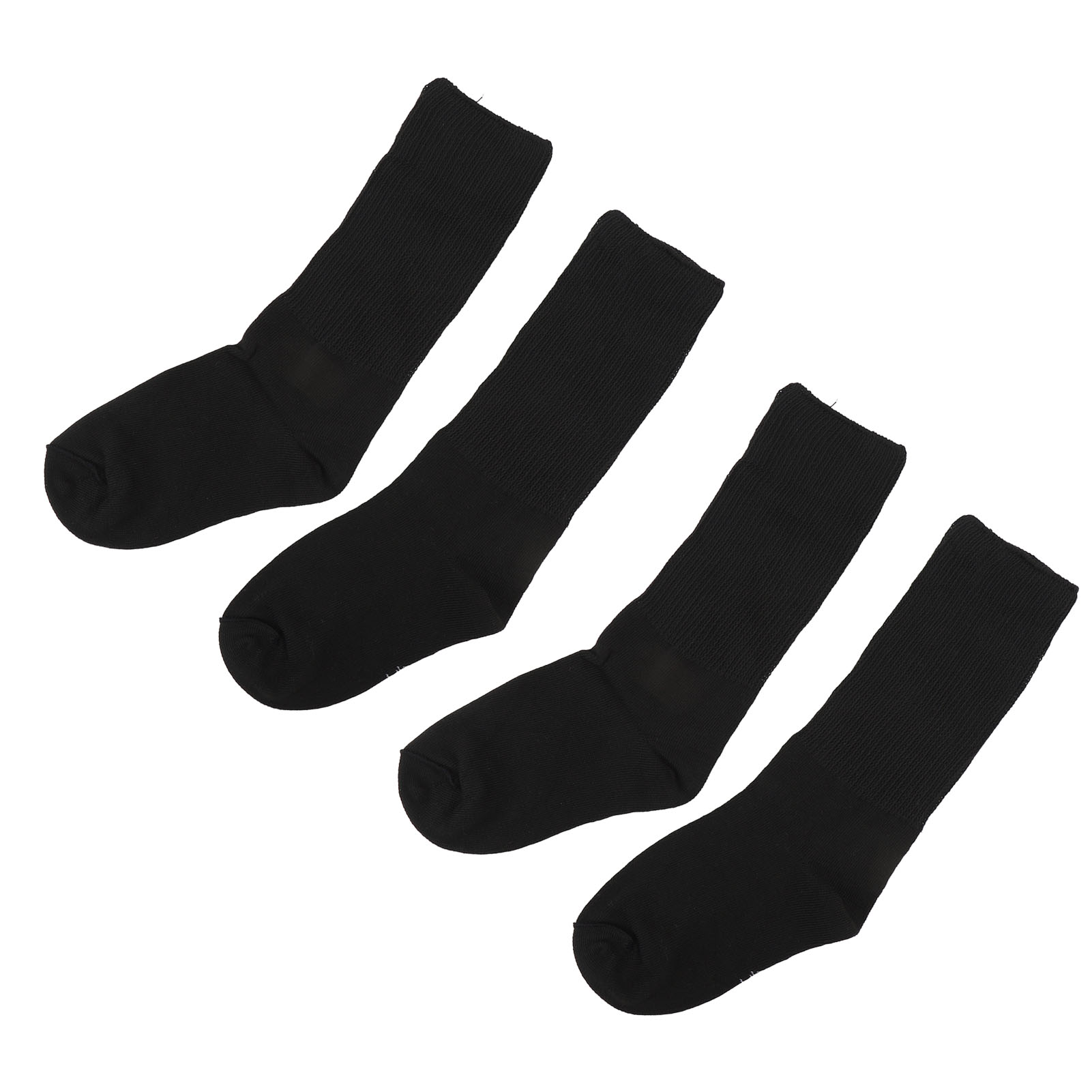 2 Pairs Wide Socks Breathable Stretched Elastic Soft Socks for Elderly Black - Picture 14 of 18
