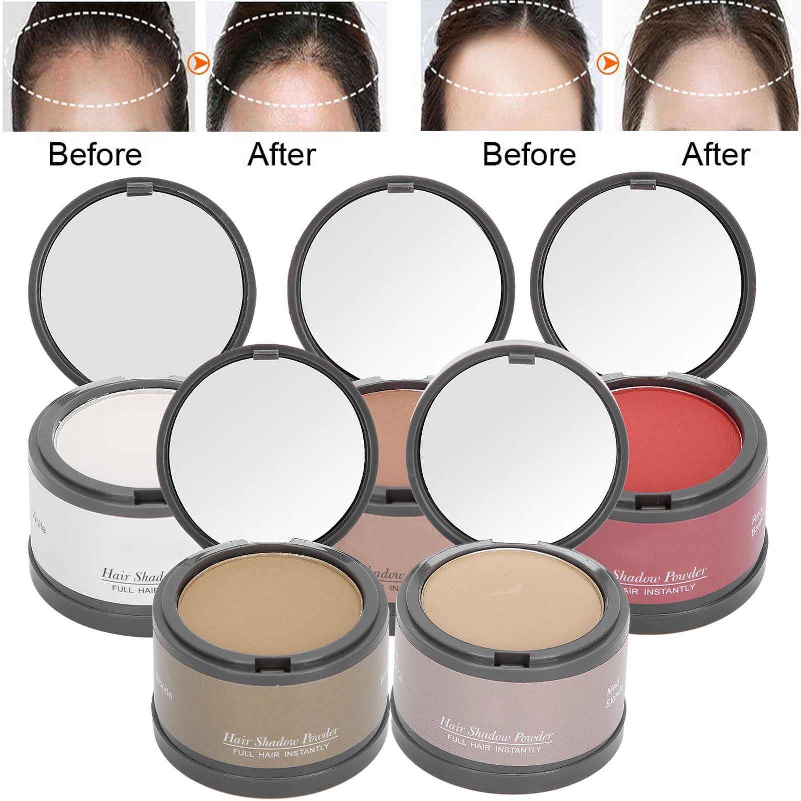 Professional Hair Line Powder Cover Modify Filling Hair Shadow Powder Makeup SPG - Picture 22 of 27