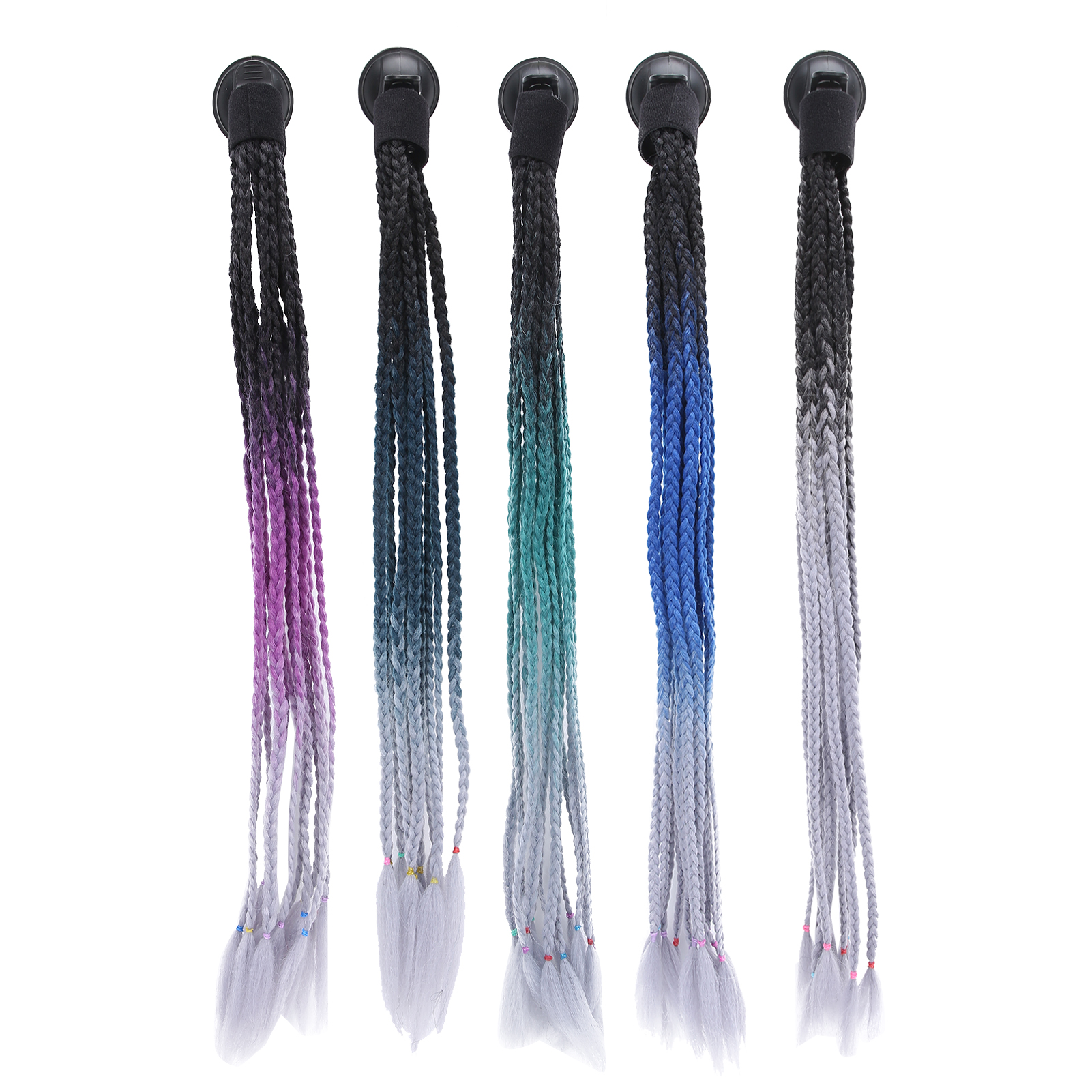 Casco Moto Dreadlocks Stile Punk Ventosa Casco Moto Capelli D HAO - Foto 12 di 20