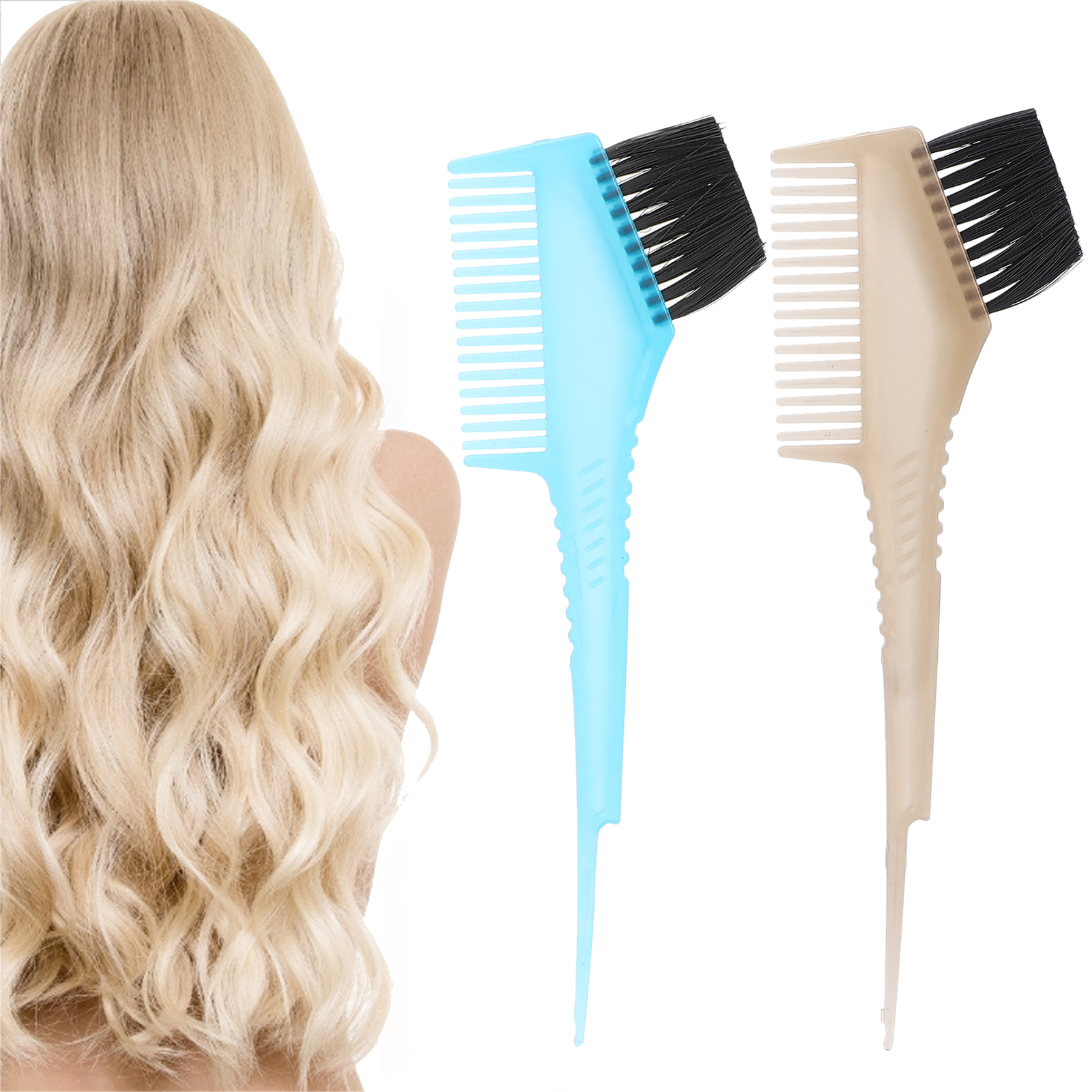 Professional Hair Dye Color Brush Plastic Bleach Dye Brush Hair Tint Colorin WYD