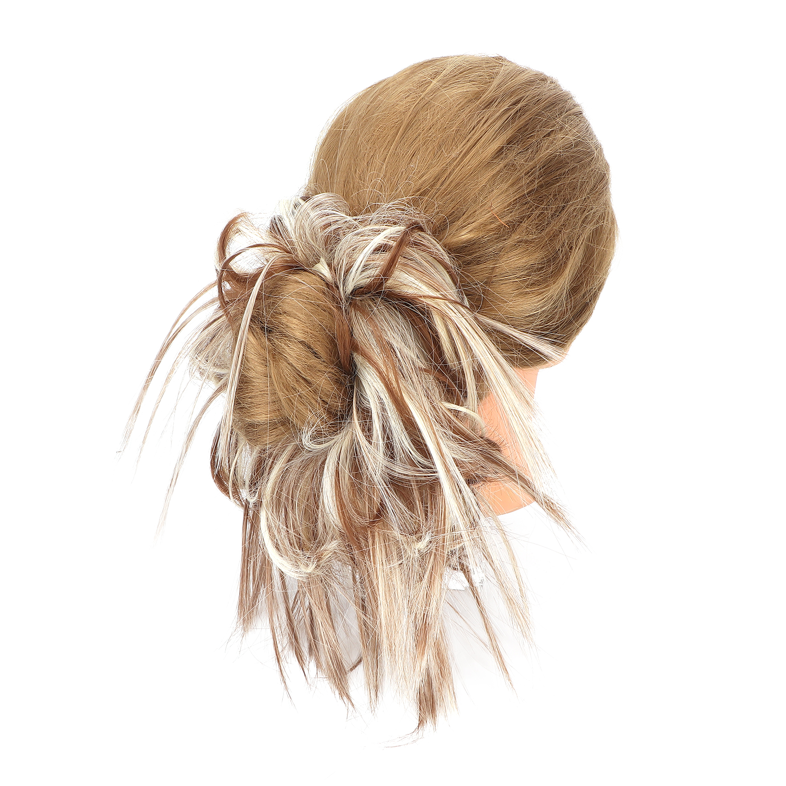 Tousled Hair Bun Wig Adjustable Natural Elastic Band Messy Bun Hairpieces - Picture 19 of 21