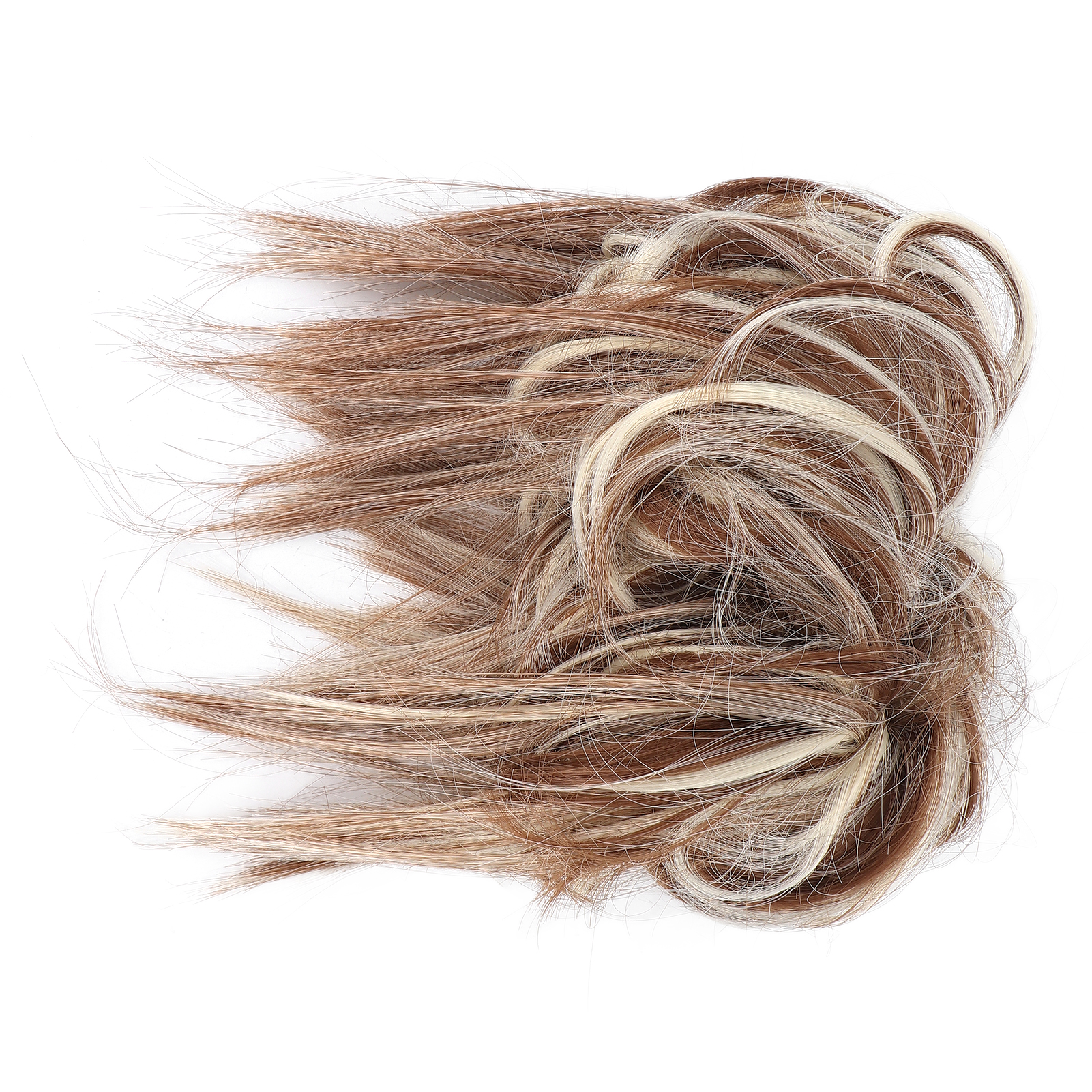 Tousled Hair Bun Wig Adjustable Natural Elastic Band Messy Bun Hairpieces - Picture 18 of 21