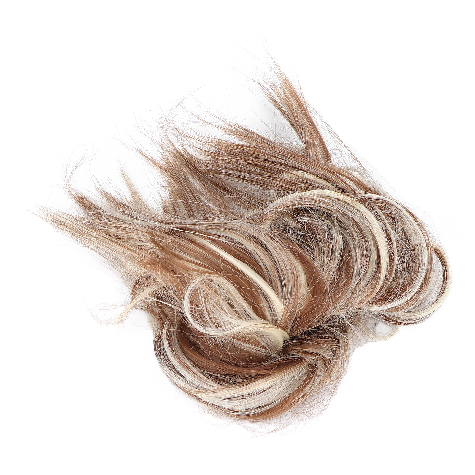 Tousled Hair Bun Wig Adjustable Natural Elastic Band Messy Bun Hairpieces - Picture 14 of 21