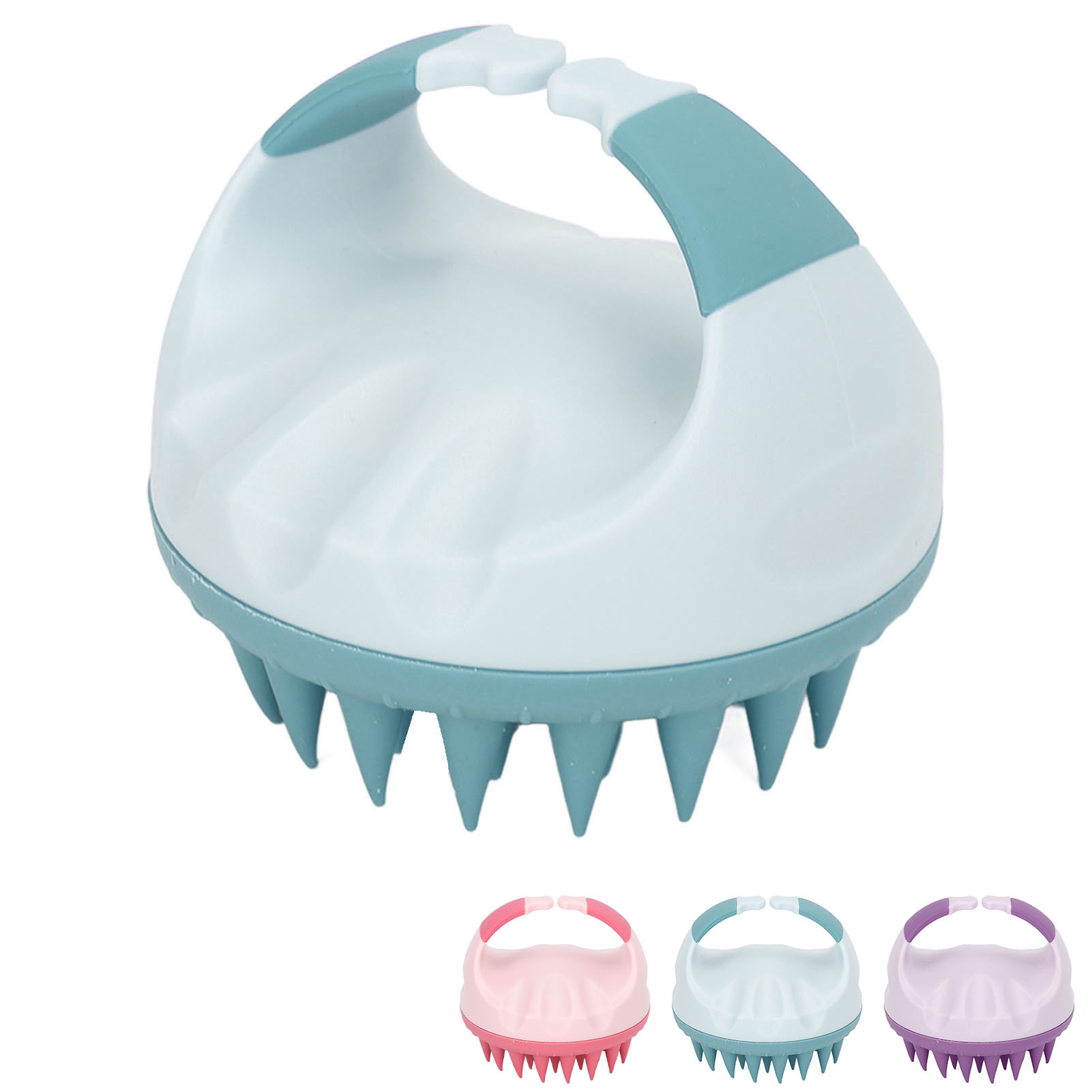 Hair Massager Soft Silicone Waterproof Manual Hair Massage Scalp Cleaning An NHE - Picture 25 of 32