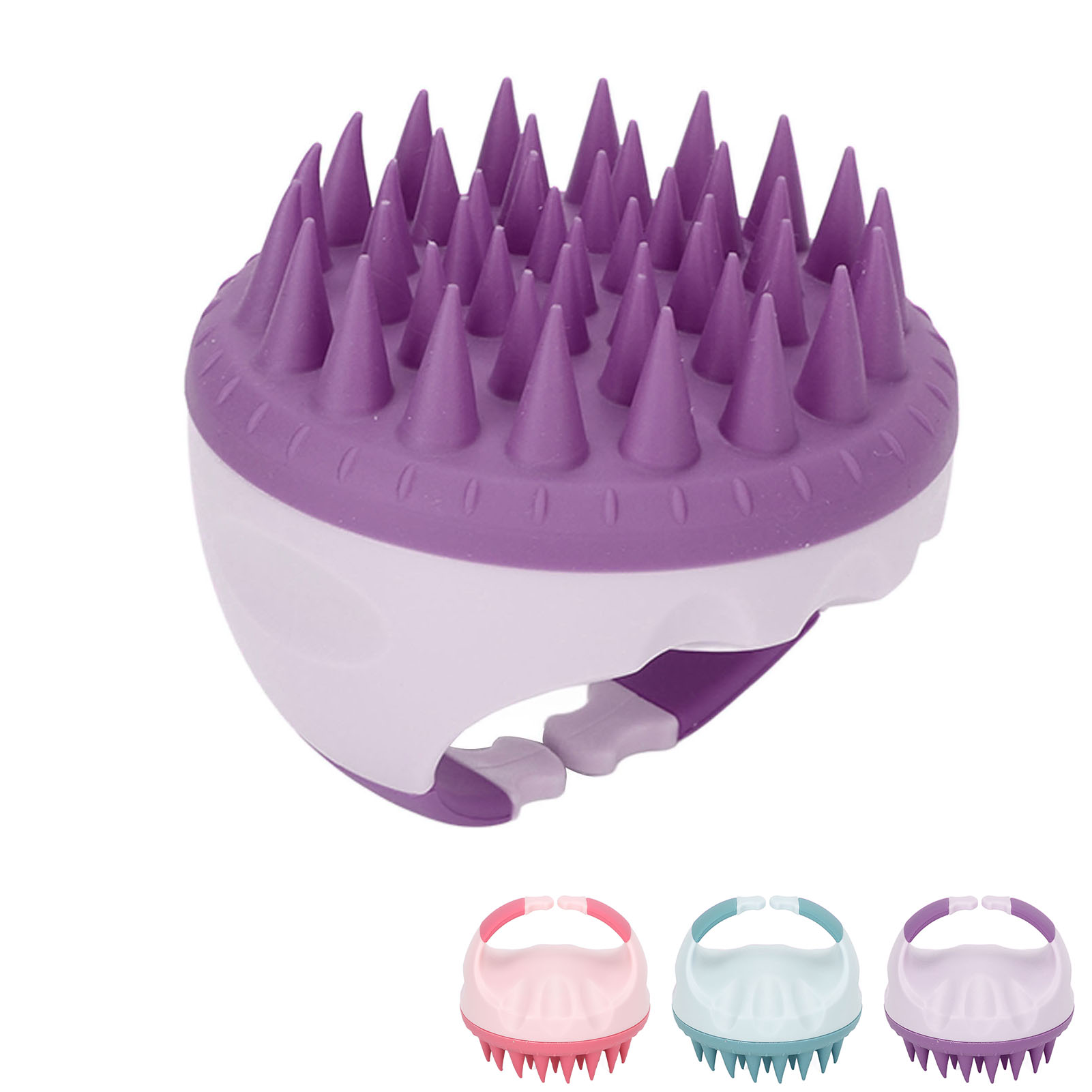 Hair Massager Soft Silicone Waterproof Manual Hair Massage Scalp Cleaning An NHE - Picture 29 of 32