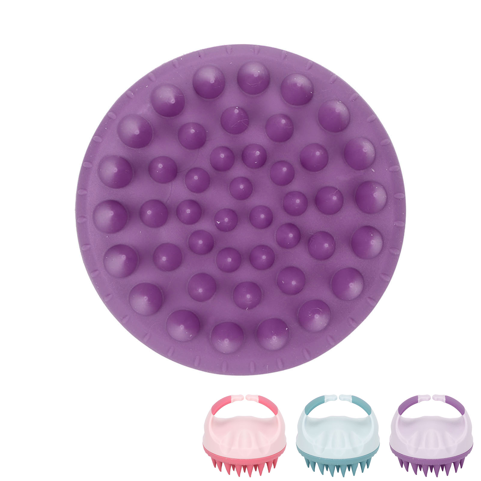 Hair Massager Soft Silicone Waterproof Manual Hair Massage Scalp Cleaning An NHE - Picture 24 of 32