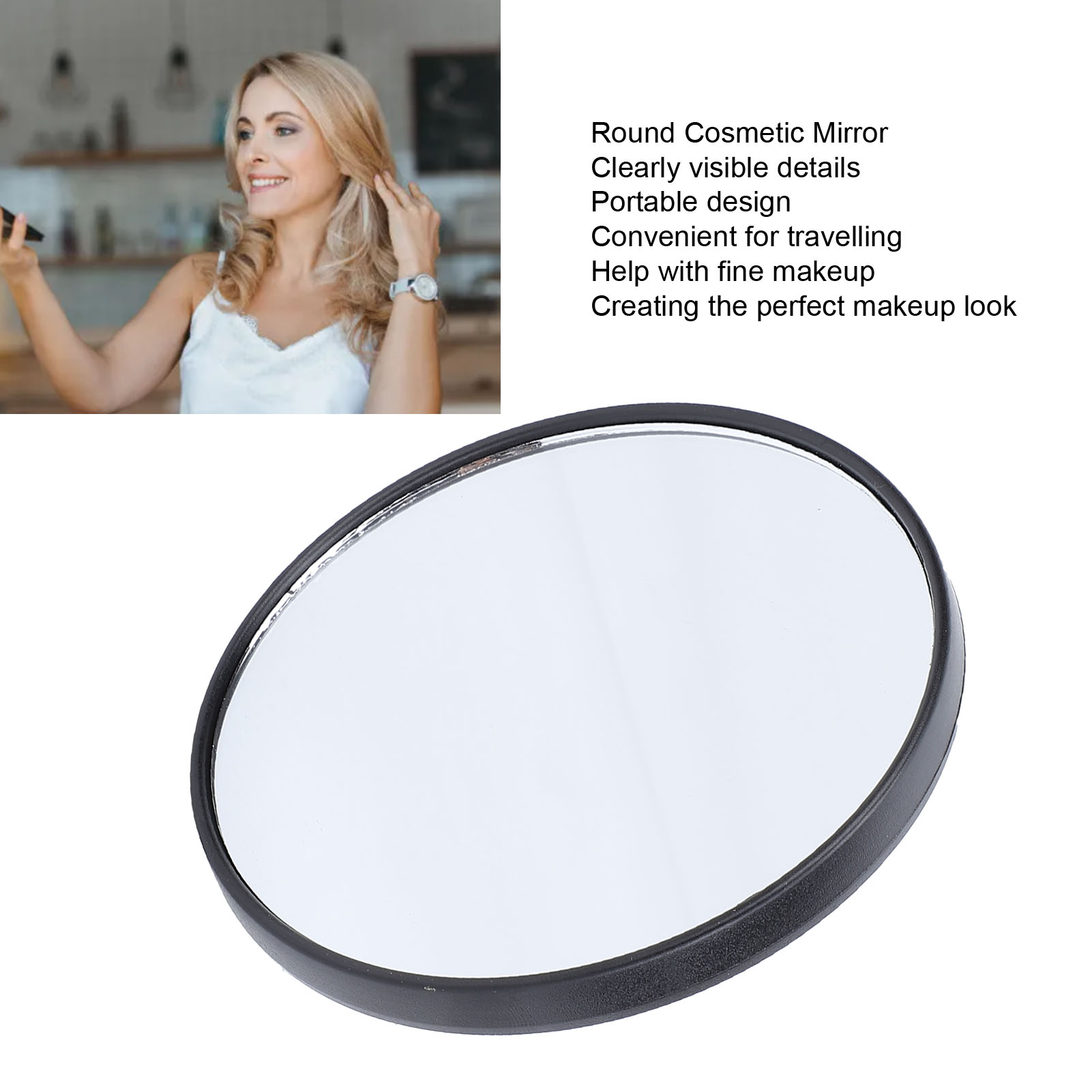 Magnifying Mirror 9cm Portable High Definition Suction Cup Magnifying Makeup CUT - Picture 26 of 28