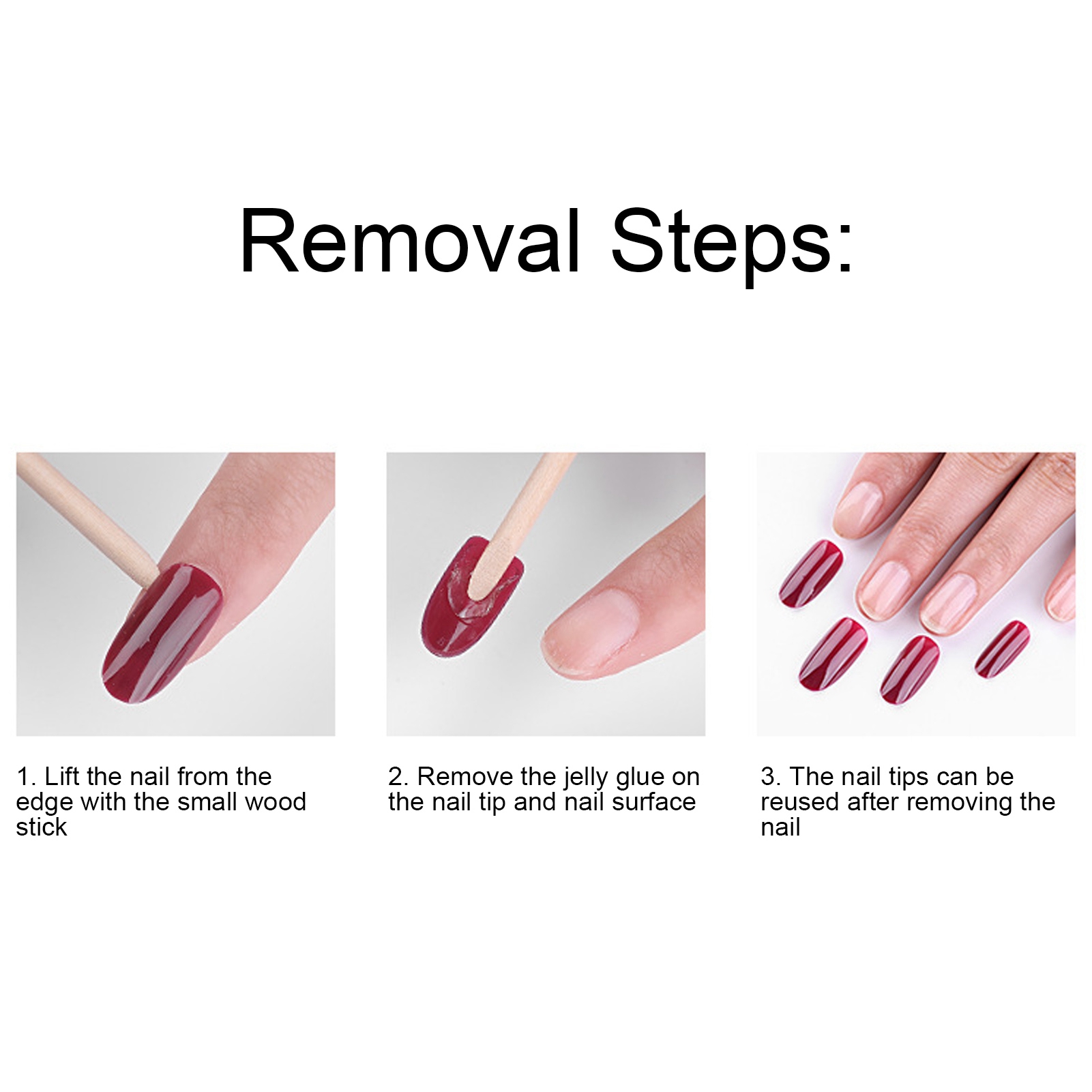 Hot 24 Colored Gradient Fake Nails Full Cover Set For Beautiful Nail Art - Picture 24 of 29