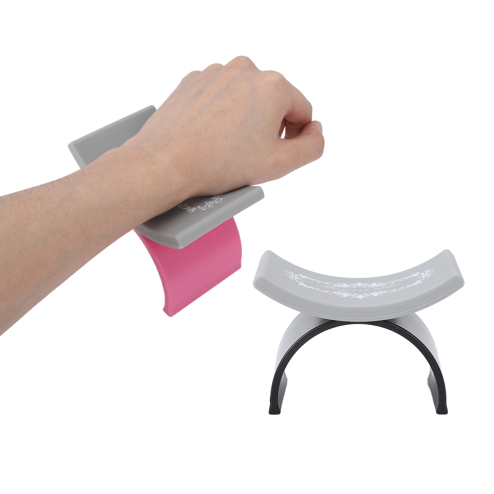 Nail Arm Rest Cushion Table Manicure U Shaped Hand Pillow Holder Soft Silico HR6