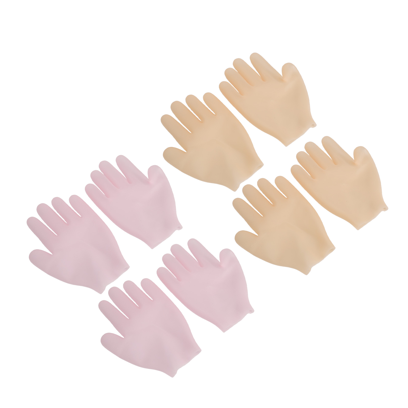 2 Paar Silikon-Feuchtigkeitsspendende Handschuhe Für Trockene Hände Wiederve FOY - Picture 28 of 28