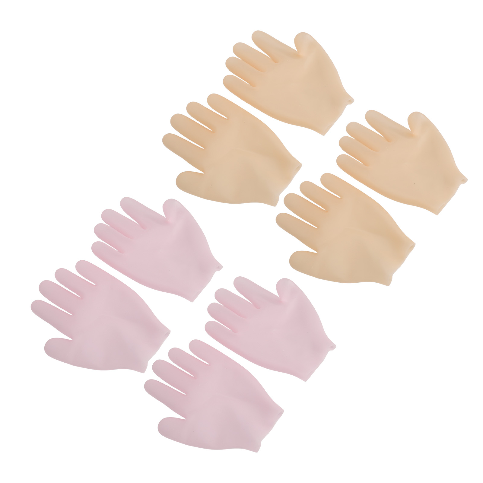 2 Paar Silikon-Feuchtigkeitsspendende Handschuhe Für Trockene Hände Wiederve FOY - Picture 25 of 28