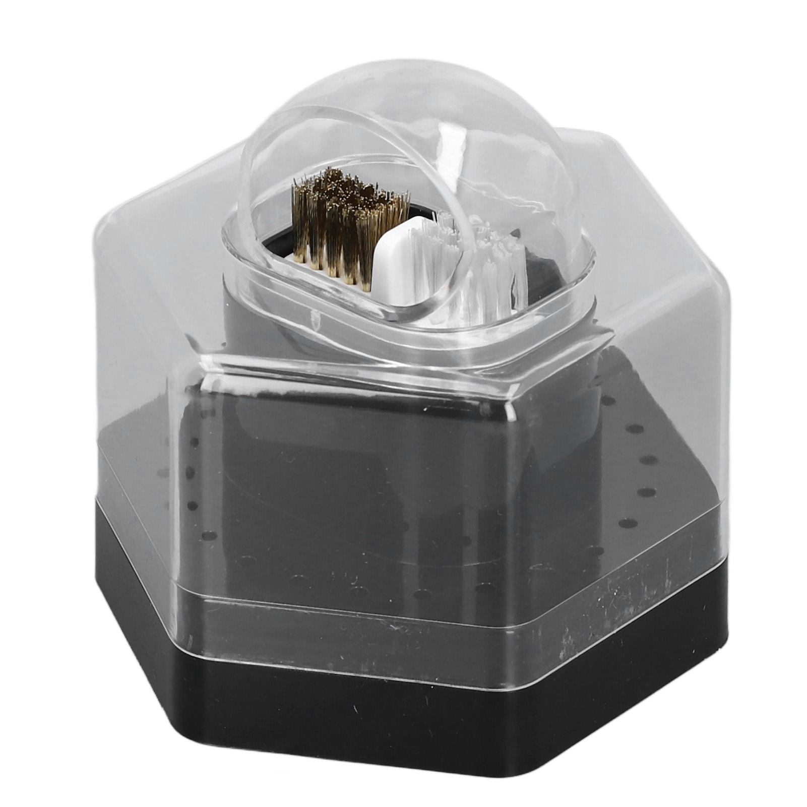 24 Holes Drill Bits Stand Display Storage Box Nail Drill Bits Cleaning Brush Cas - Picture 17 of 21