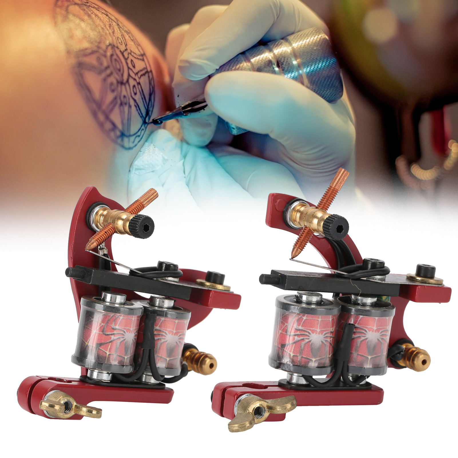 Professional Strong Motor Coil Tattoo Machine Alloy Liner Shader Tattoo Mach GOF - Picture 13 of 18