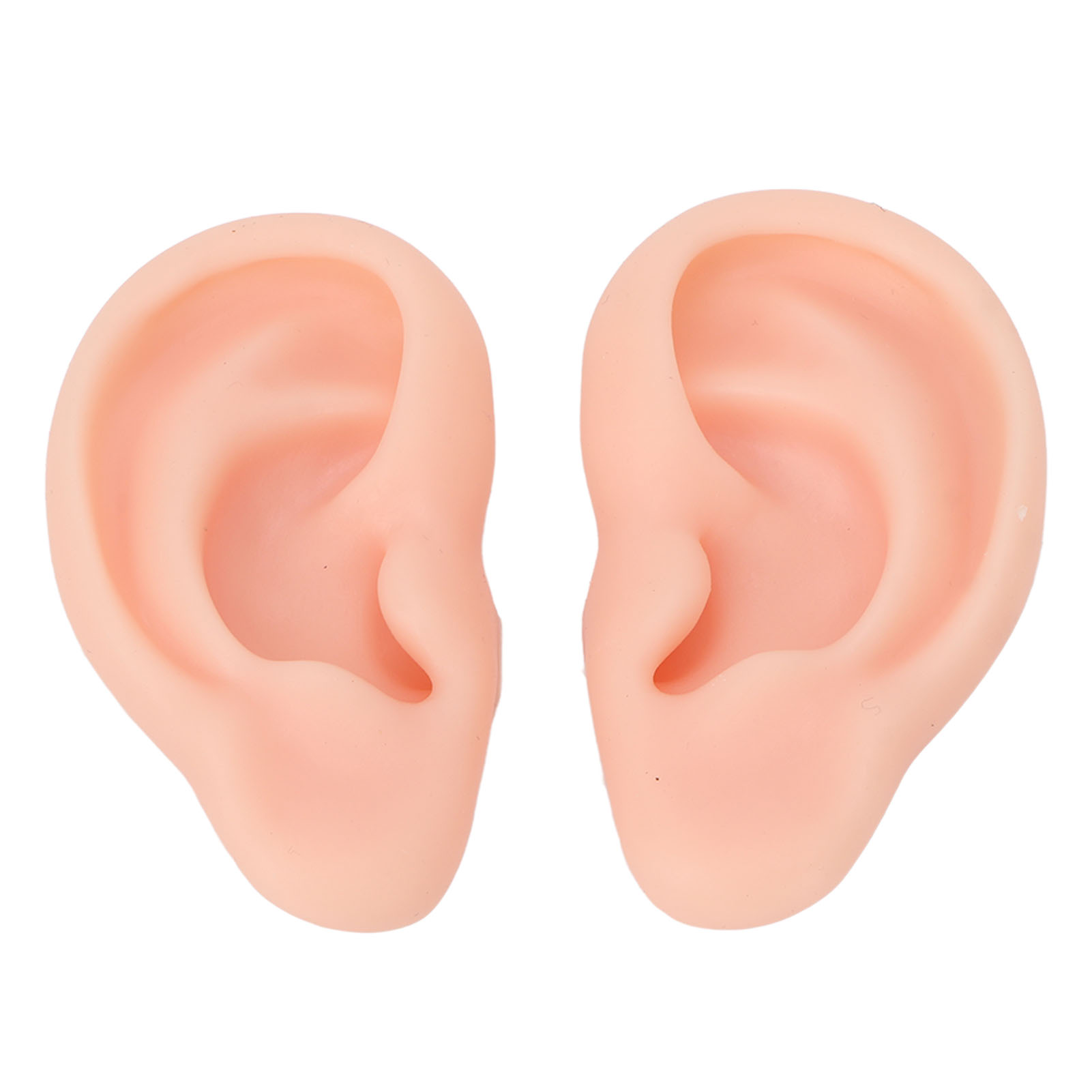 1 Pair Silicone Ear Model Soft Flexible Simulation Ear Model fo Exercise