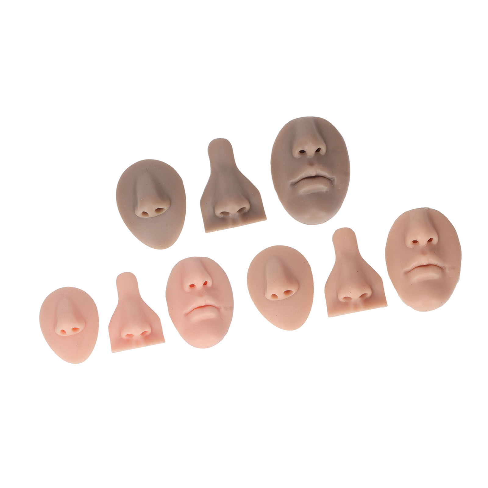 Silicone Nose Model Set Simulation 3D Soft Practice Nose Model For Nose Sutu BX5