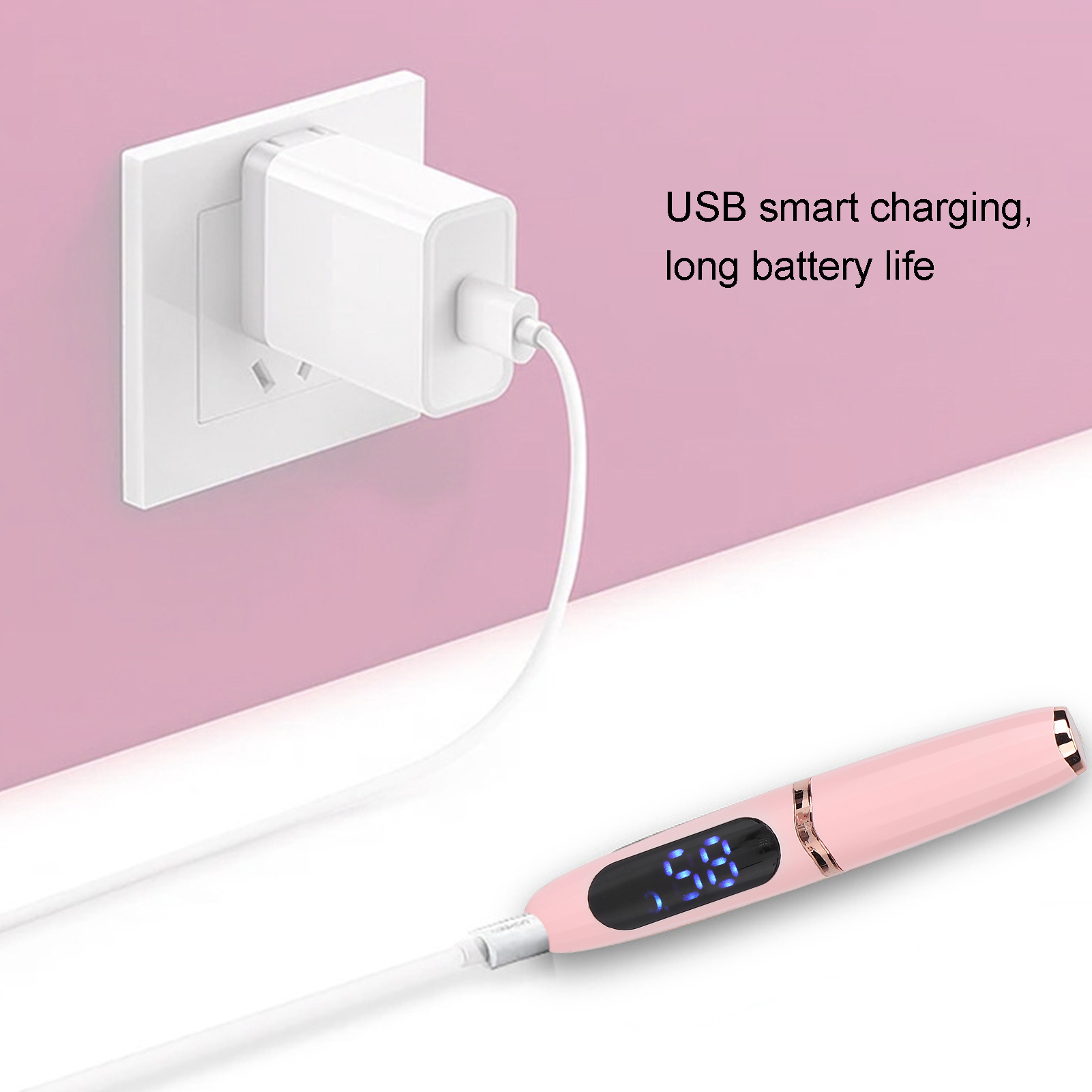 Elektrische Wimpernzange Handgerät USB Aufladen Intelligente Temperaturkontrolle  - Bild 26 von 33