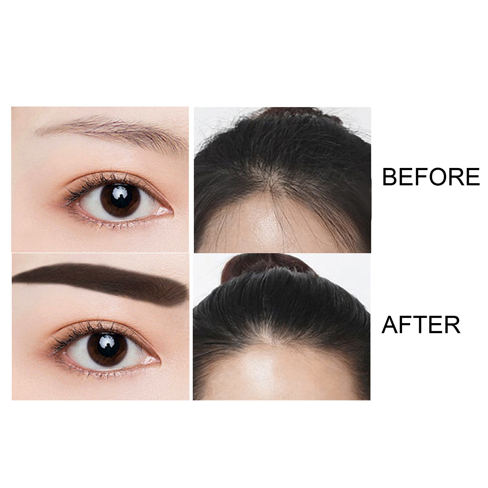 Eyebrow Stamp Kit Waterproof Sweat Proof 10 Stencils 2 Brushes Eyebrow Makeu NAU - Picture 26 of 33