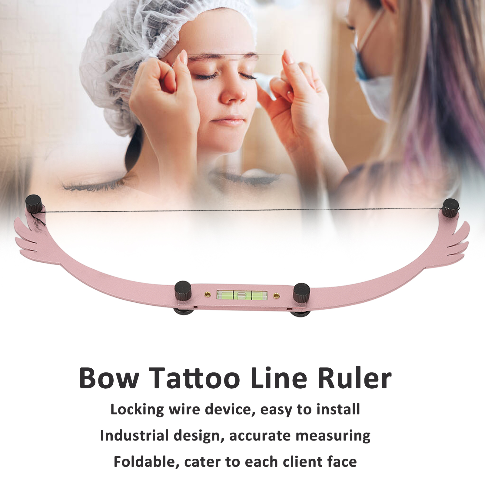 Eyebrowl Bow Mapper Arc Pliable Tattoo Line Ruler Réutilisable Tattoo Eyebrowl R