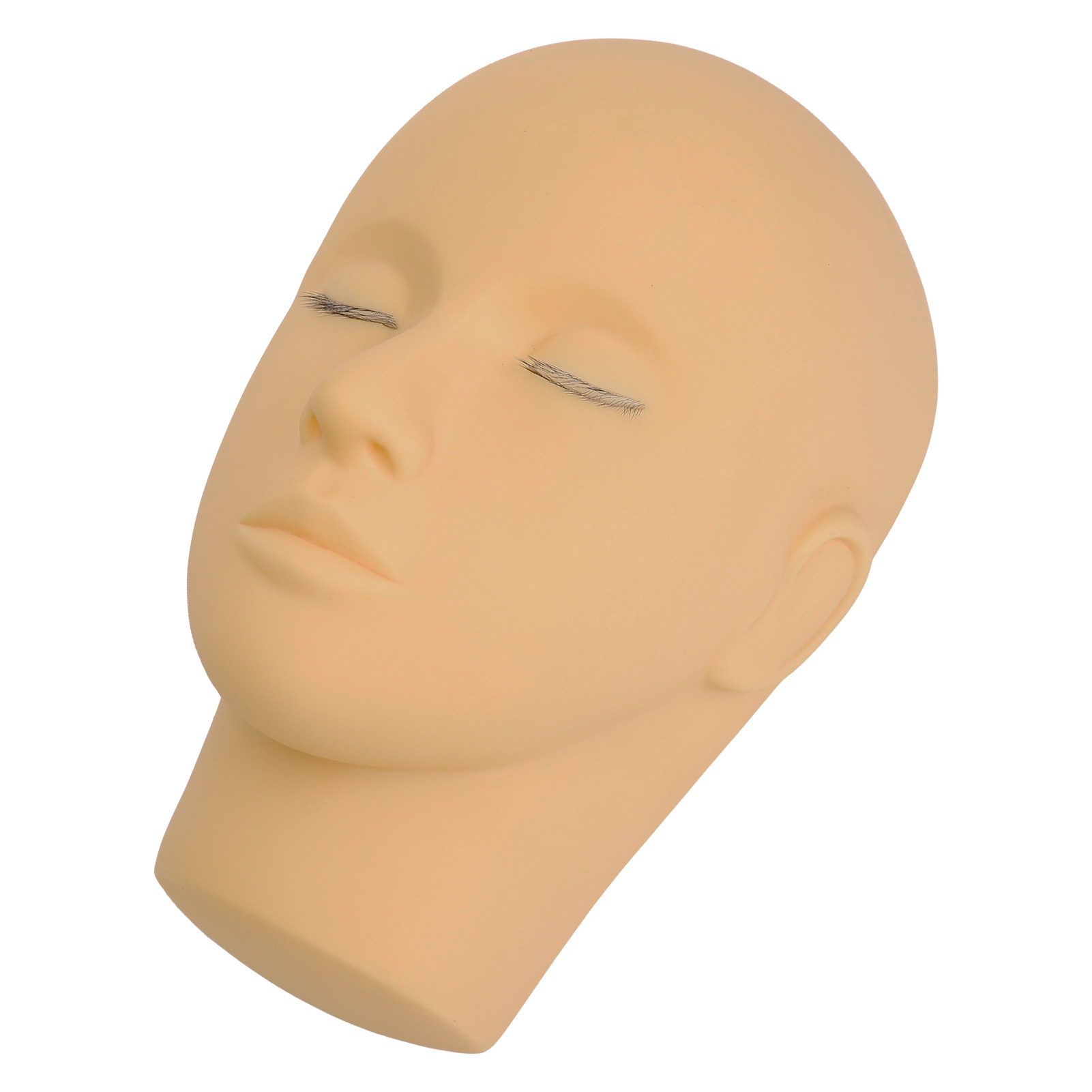 Eyelash Extension Mannequin Head 3 Layer Lashes Makeup Silicone Practice Doll - Picture 21 of 21