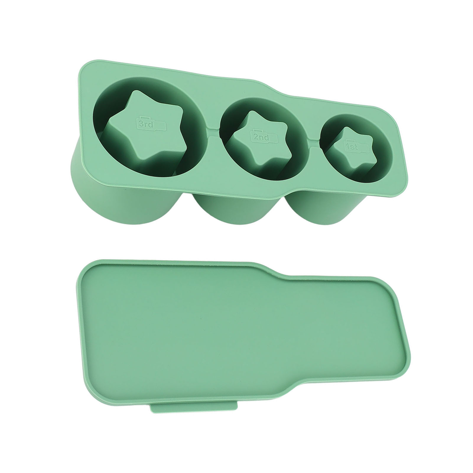Silicone Ice Cube Tray For Universal Tumbler Cup 20 30 40oz 3 Star Shaped Ho HEN - Picture 27 of 28