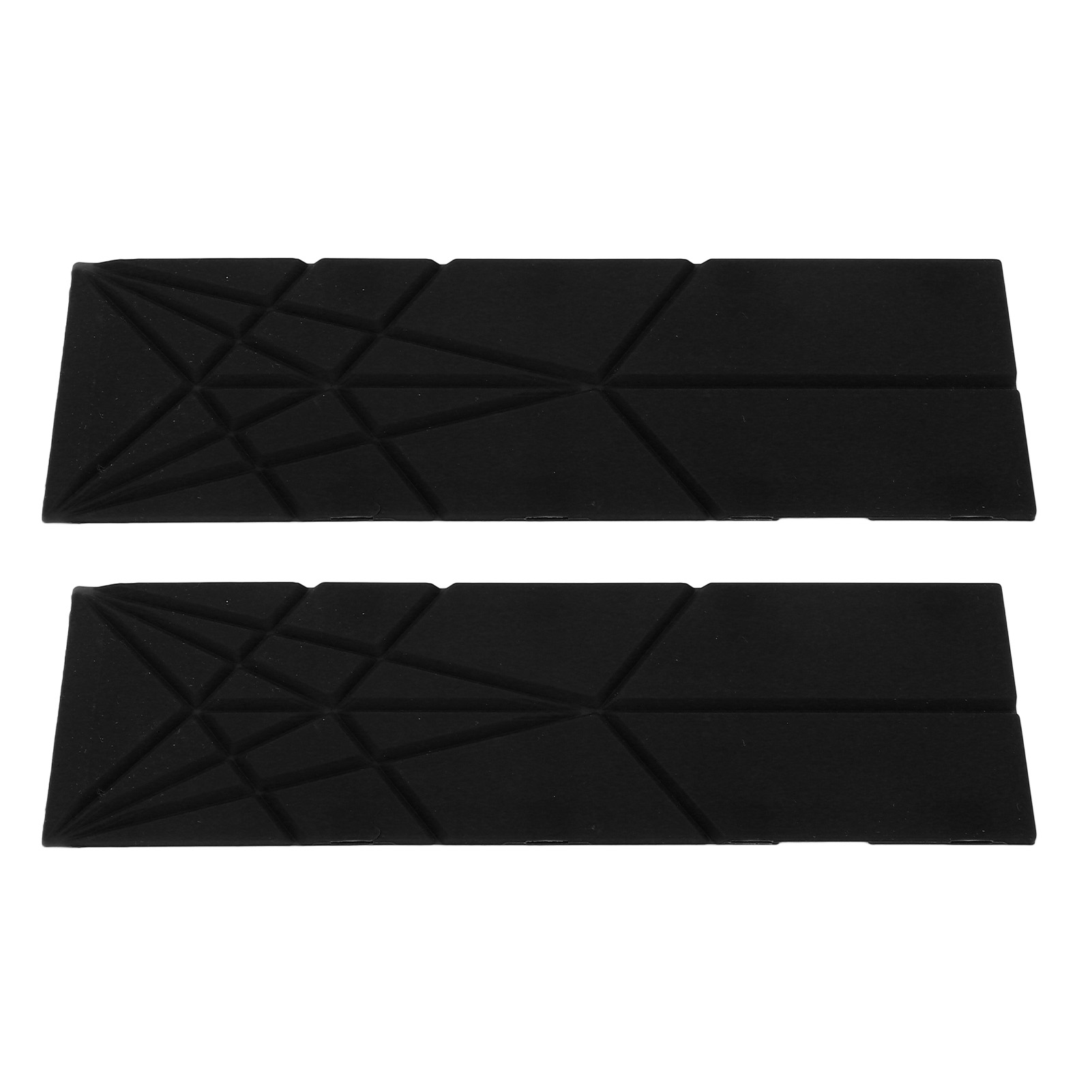2x 3 In 1 Polygons Flat Measuring Spoons Silicone Magnetic Folds Flat Kitche NEW