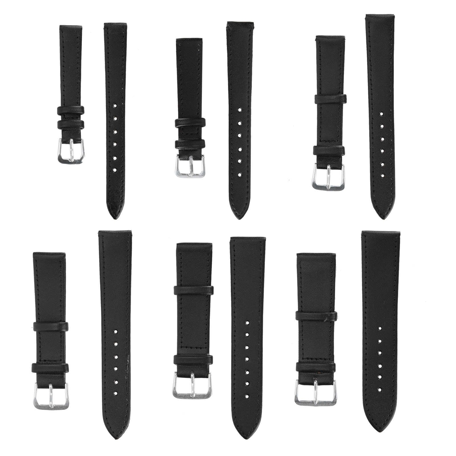 Pin Buckle Watch Band PU Leather Universal Replacement Watch Strap Part 20mm - Picture 28 of 40