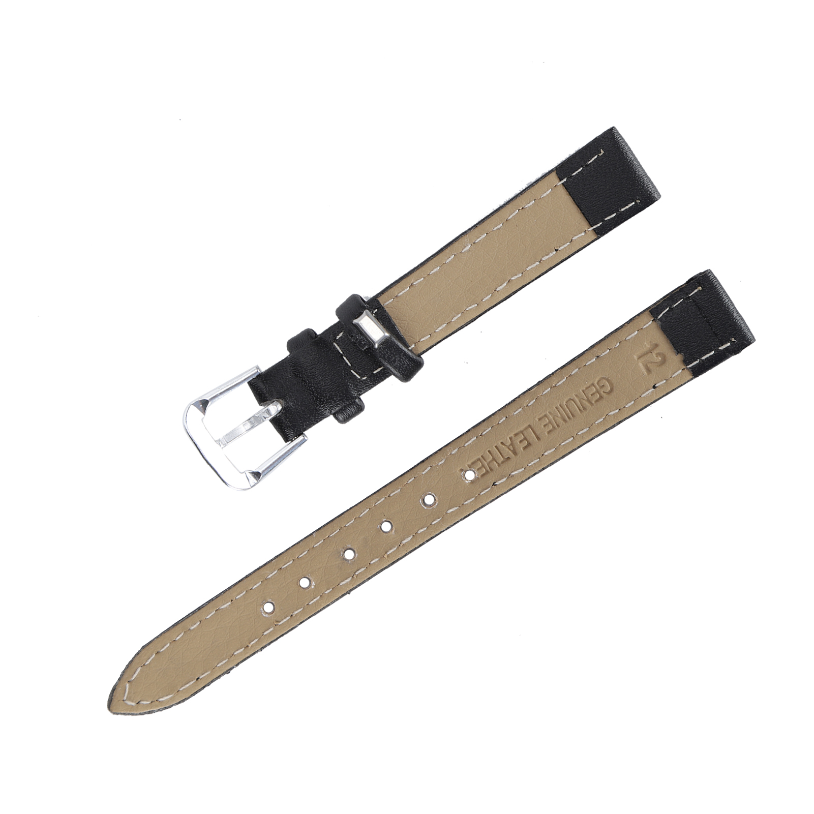 Pin Buckle Watch Band PU Leather Universal Replacement Watch Strap Part 20mm - Picture 33 of 40