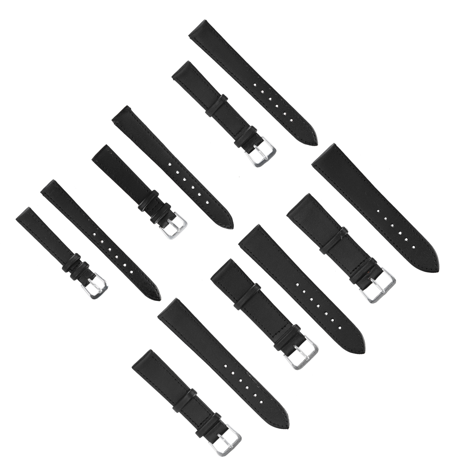 Pin Buckle Watch Band PU Leather Universal Replacement Watch Strap Part 20mm - Picture 23 of 40