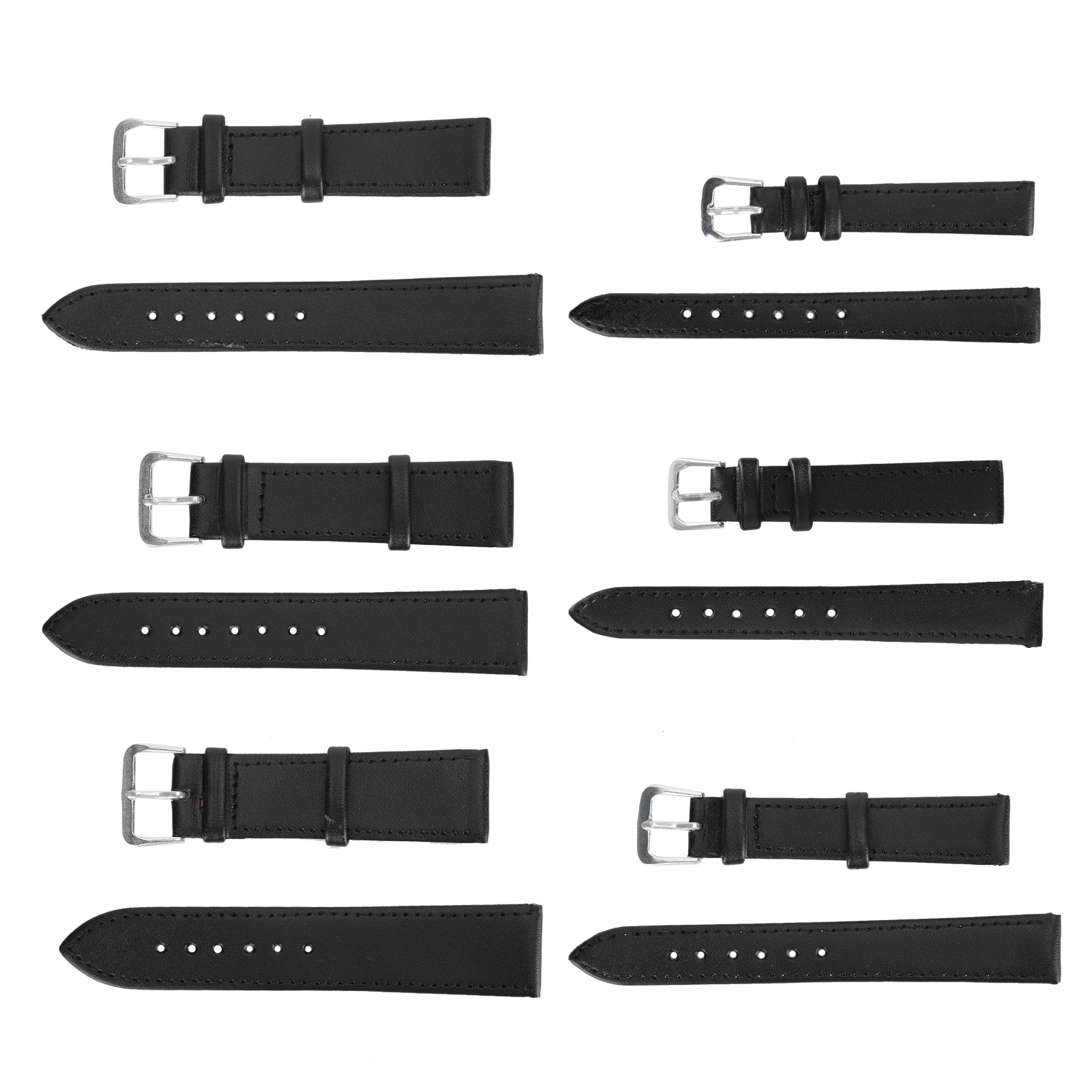 Pin Buckle Watch Band PU Leather Universal Replacement Watch Strap Part 20mm - Picture 27 of 40