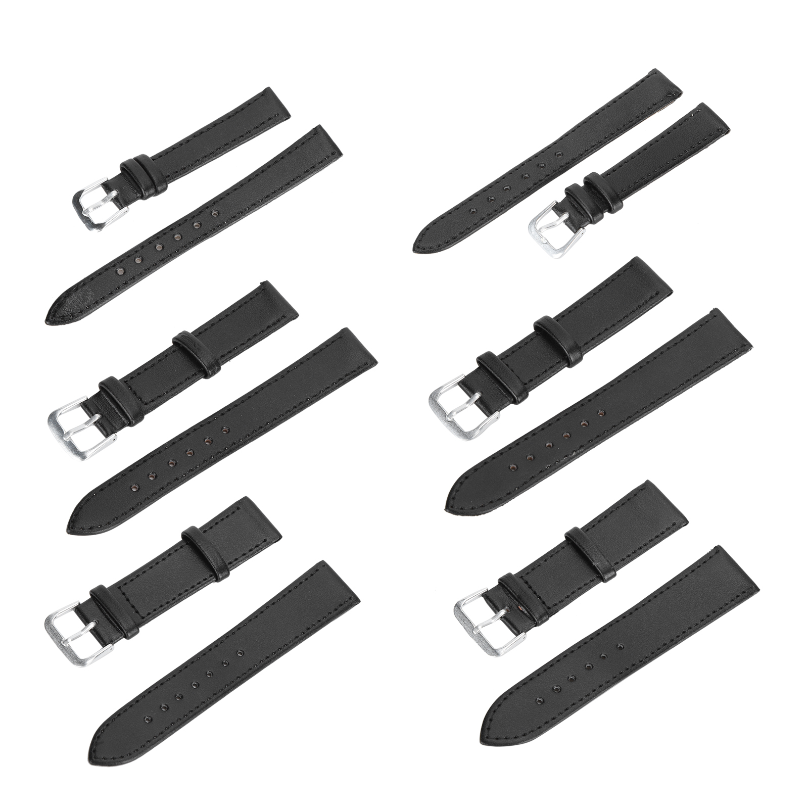 Pin Buckle Watch Band PU Leather Universal Replacement Watch Strap Part 20mm - Picture 37 of 40