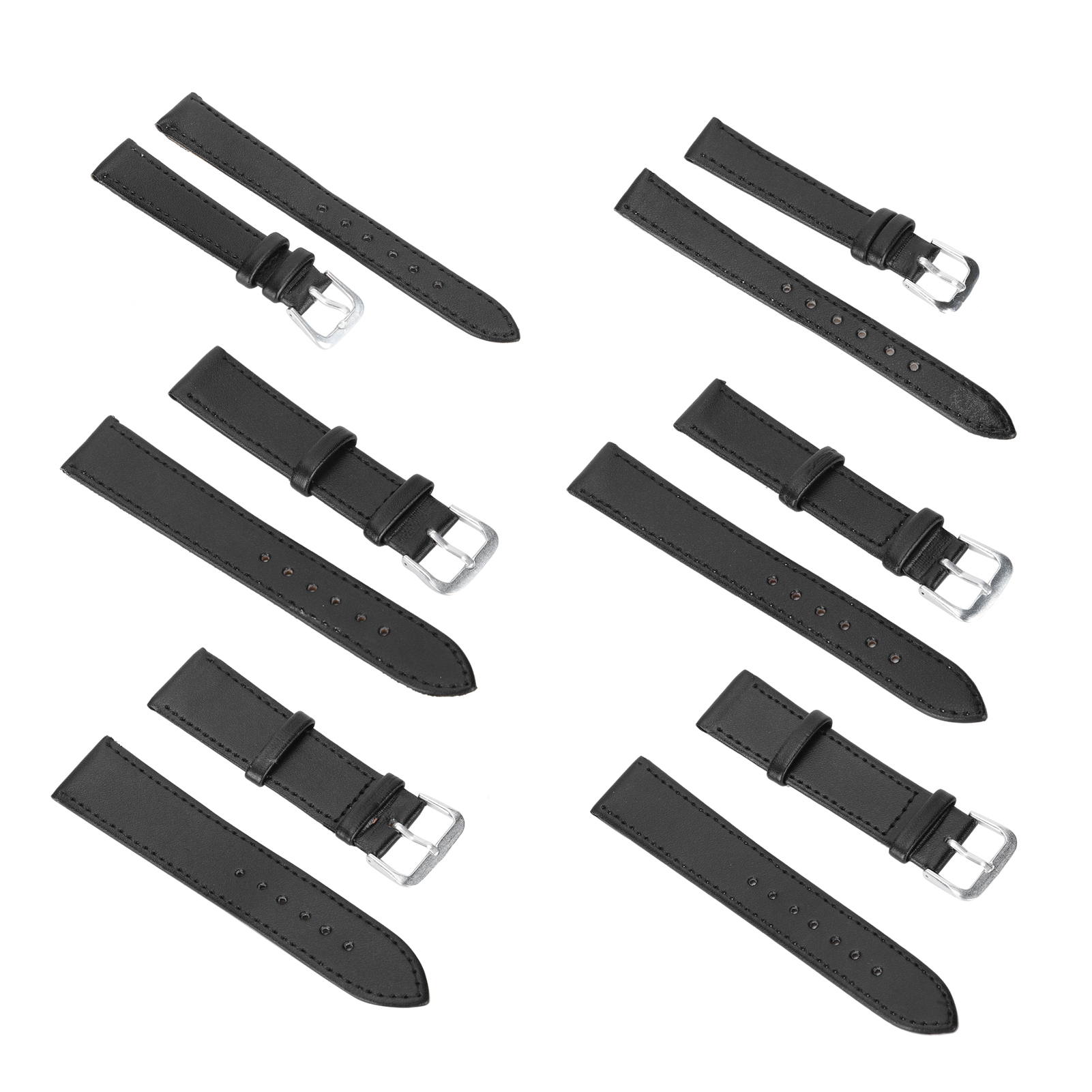 Pin Buckle Watch Band PU Leather Universal Replacement Watch Strap Part 20mm - Picture 39 of 40