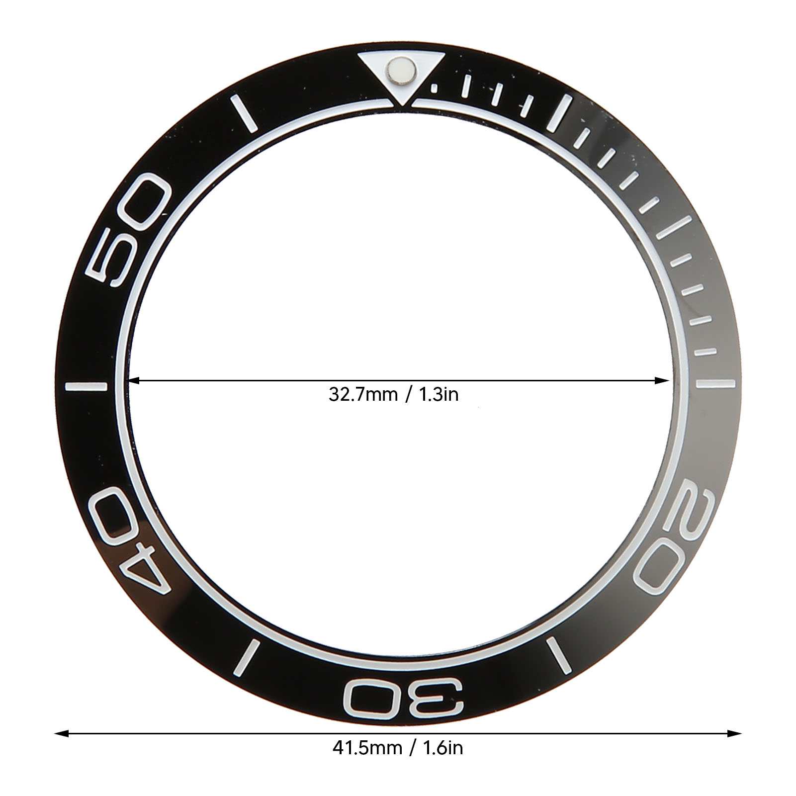 Watch Bezel Insert 41.5mm Ceramic Watch Bezel Ring Repair Replacement Accessory. - Picture 21 of 27