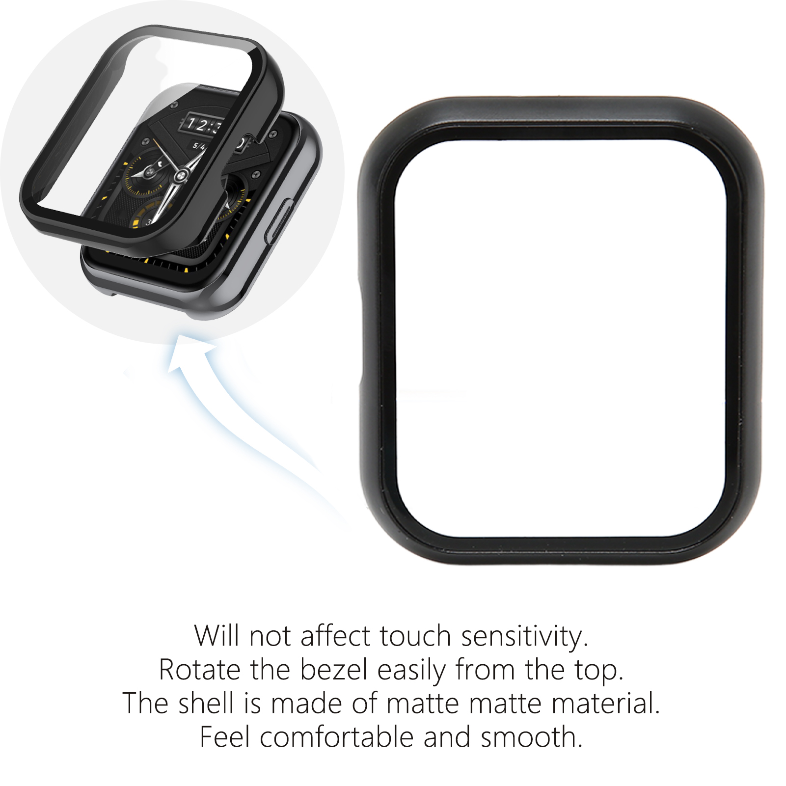 Szkło hartowane Zegarek Ochraniacz ekranu Pełne pokrycie Ekran Osłona ochronna  - Zdjęcie 32 z 40