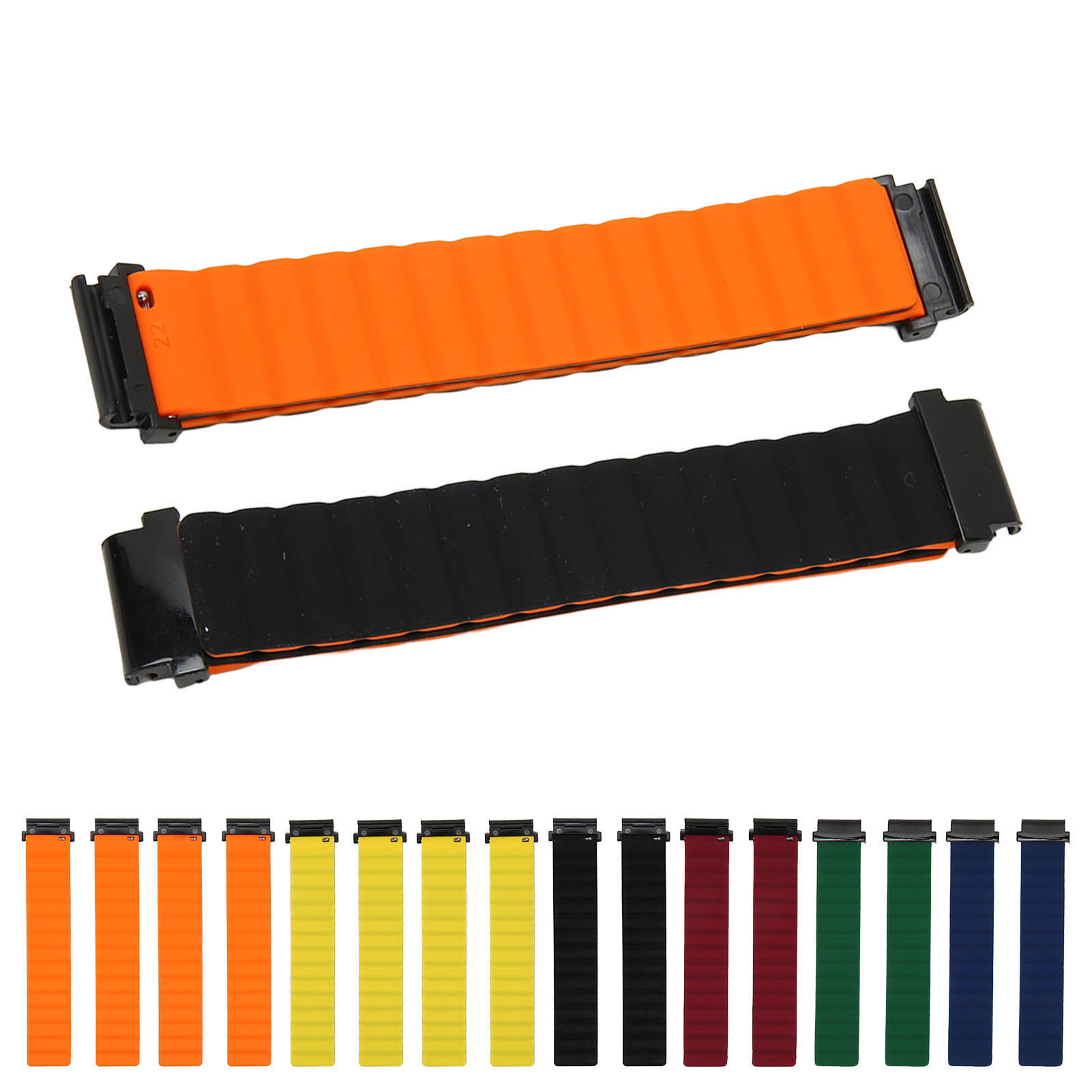 Magnetic Watch Band Quick Release For Falcon Silicone Watch Strap Fo FAD