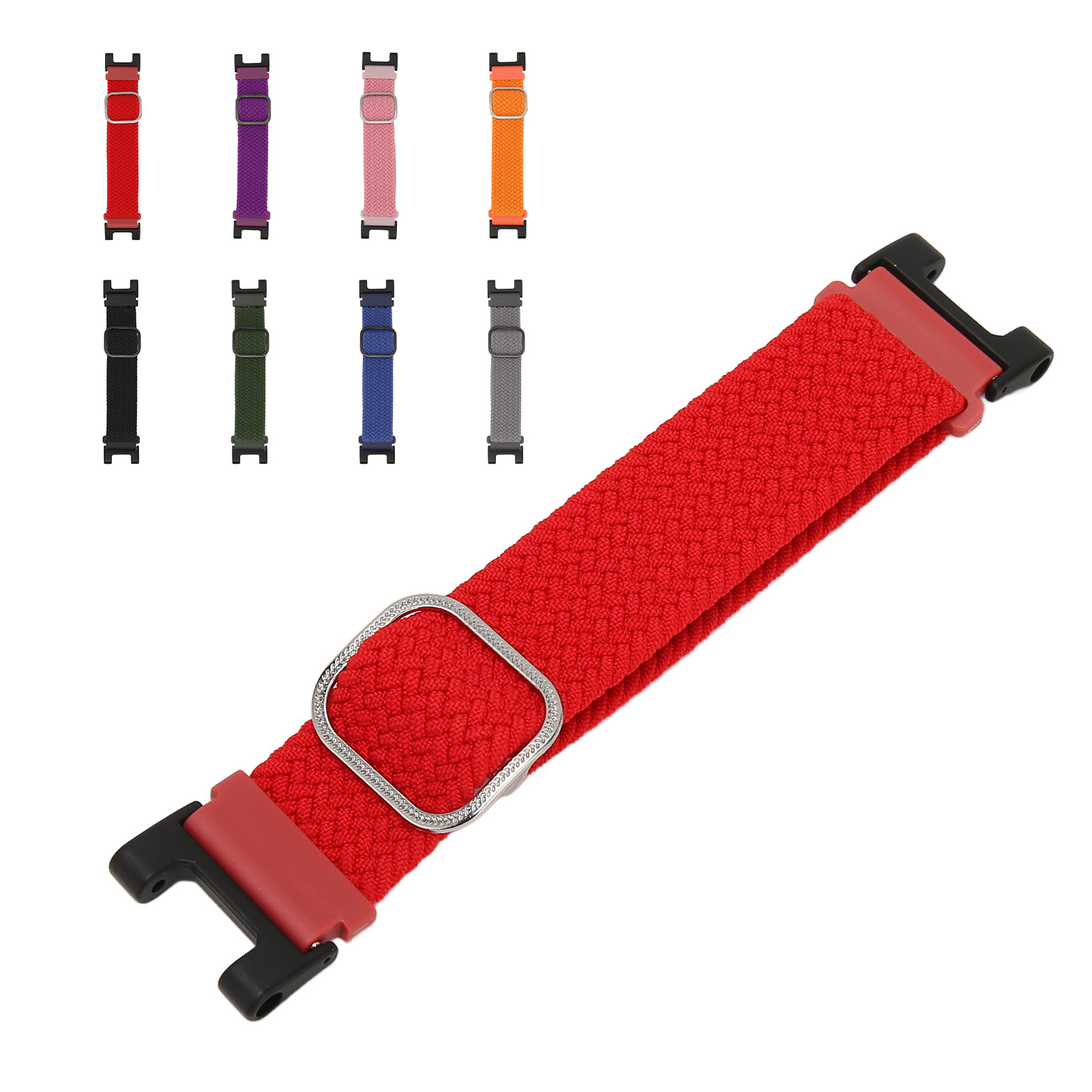 Smartwatch Adjustable Nylon Braided Band Sports Breathable Strap Wristband S HR6 - Picture 28 of 32